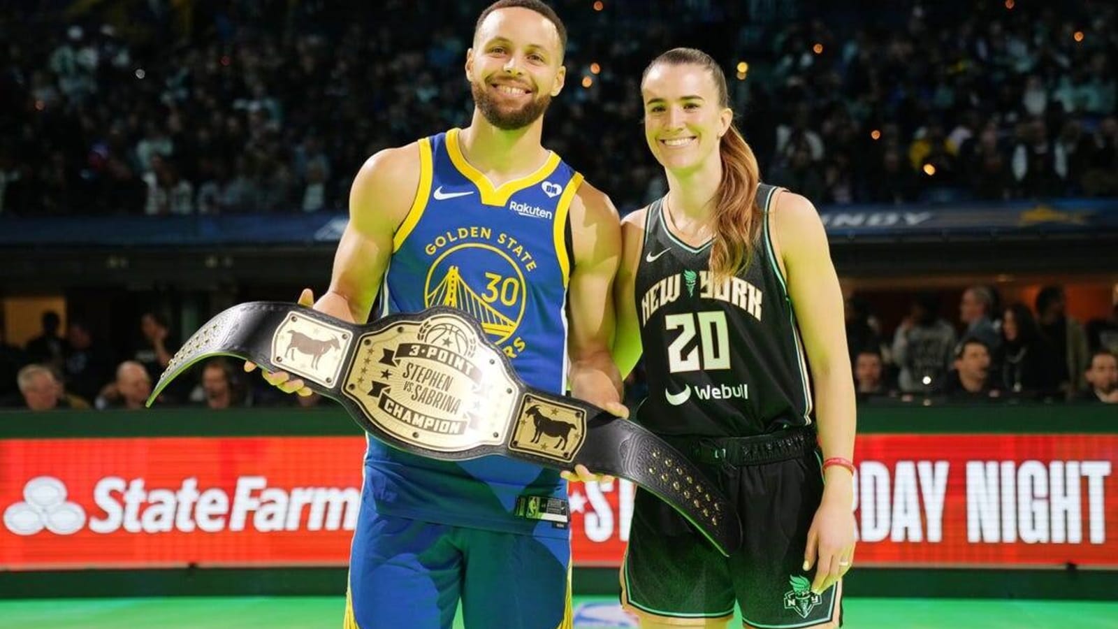 Curry rallies to clip Ionescu at All-Star 3-point competition