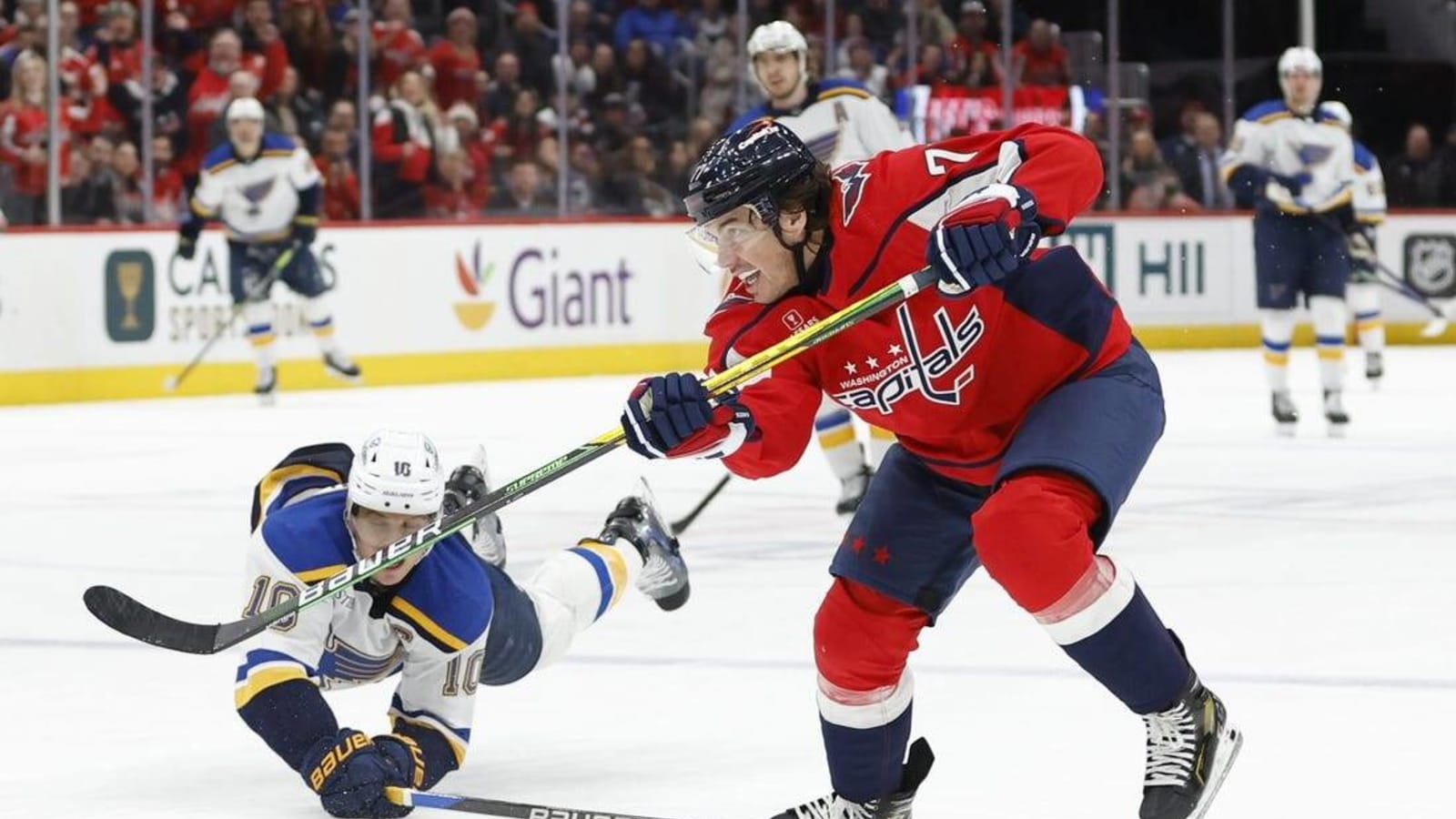 Blues working on offense ahead of rematch with Capitals