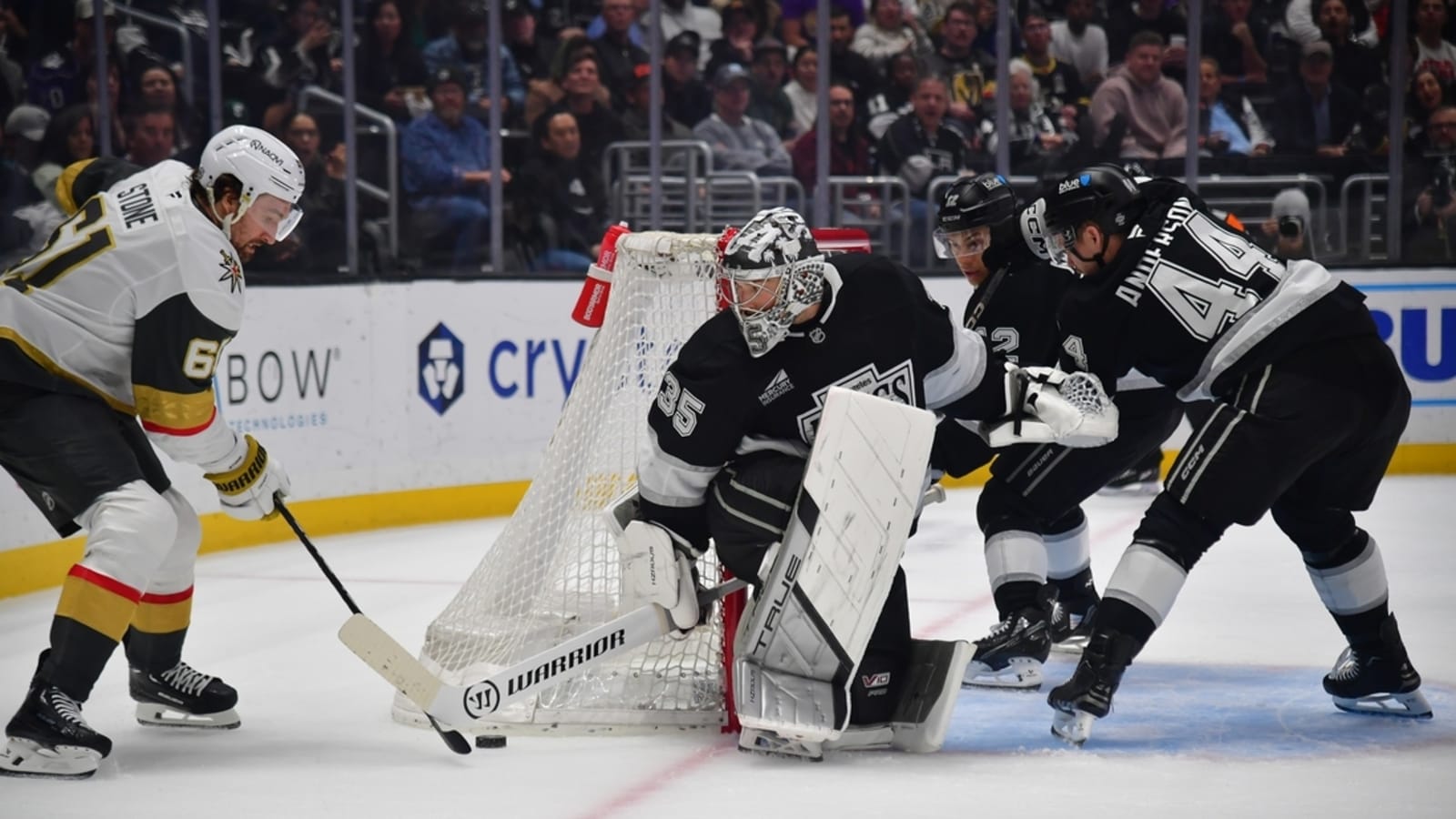Quinton Byfield&#39;s four assists propel Kings past Knights