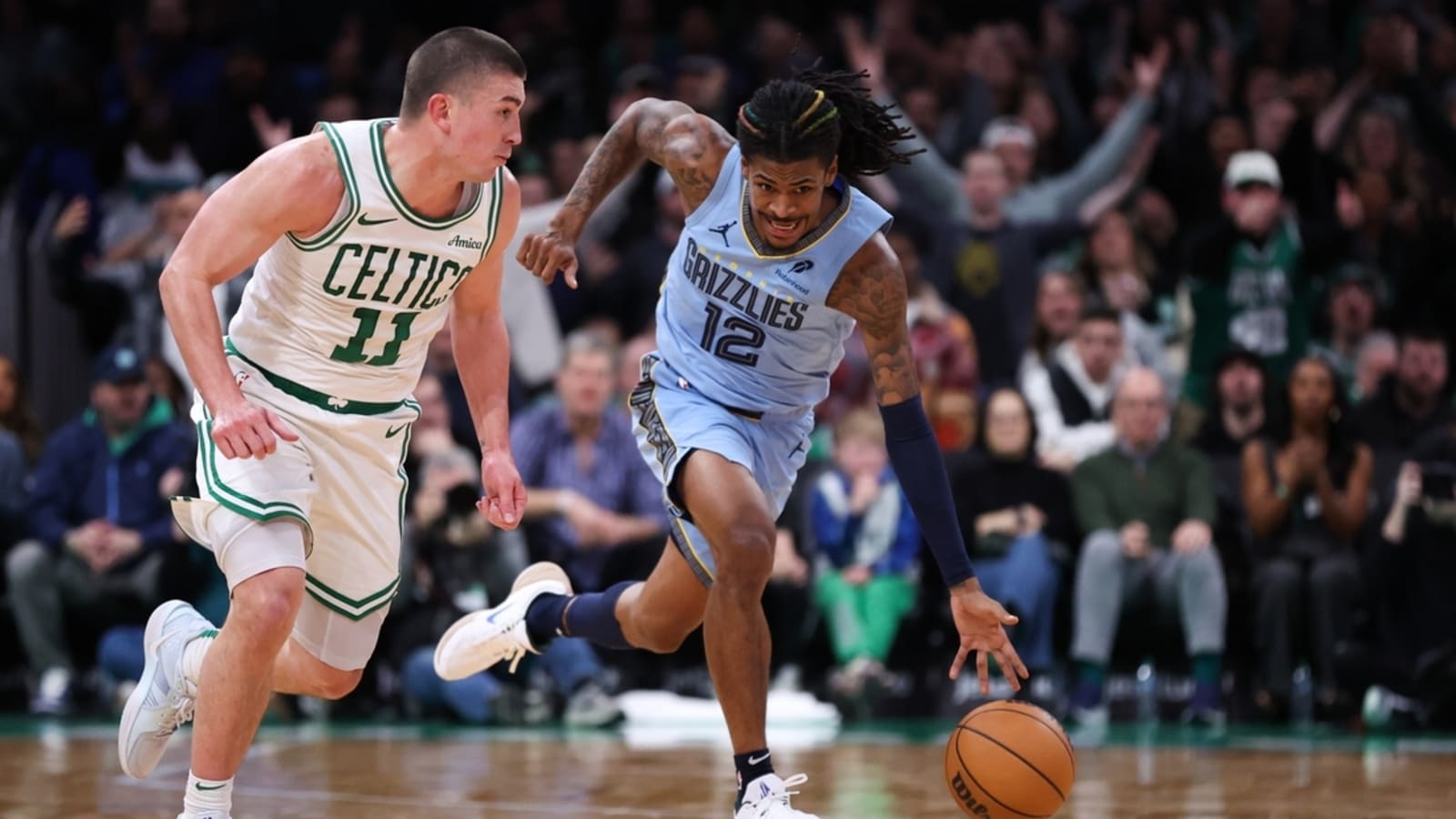Ja Morant leads Grizzlies to rare road win over Celtics