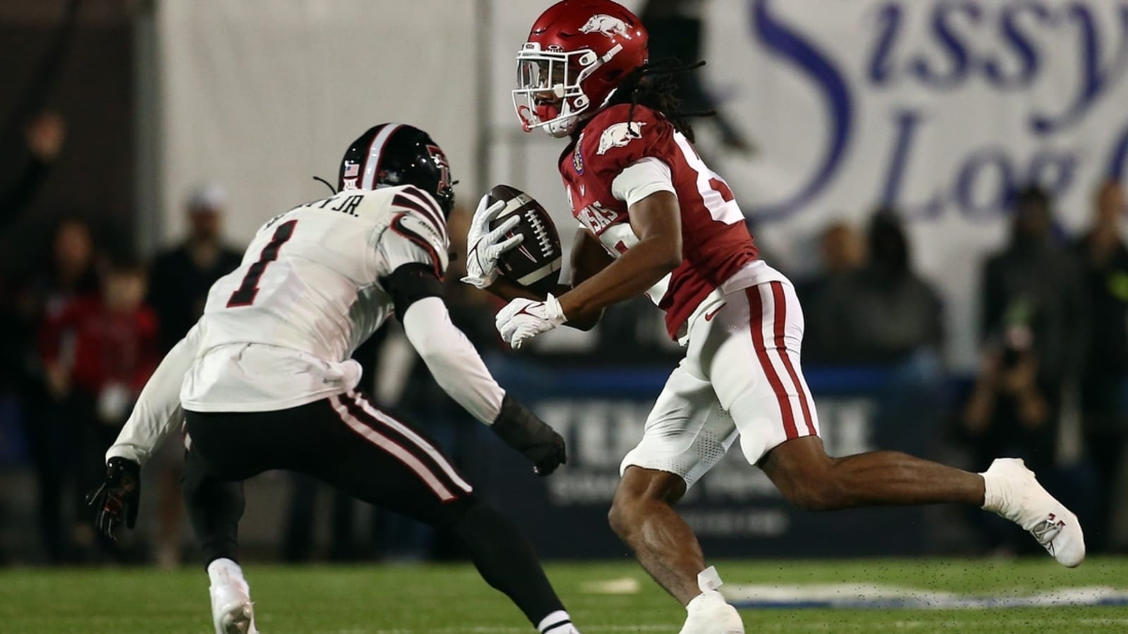 Taylen Green, Arkansas overpower Texas Tech in Liberty Bowl