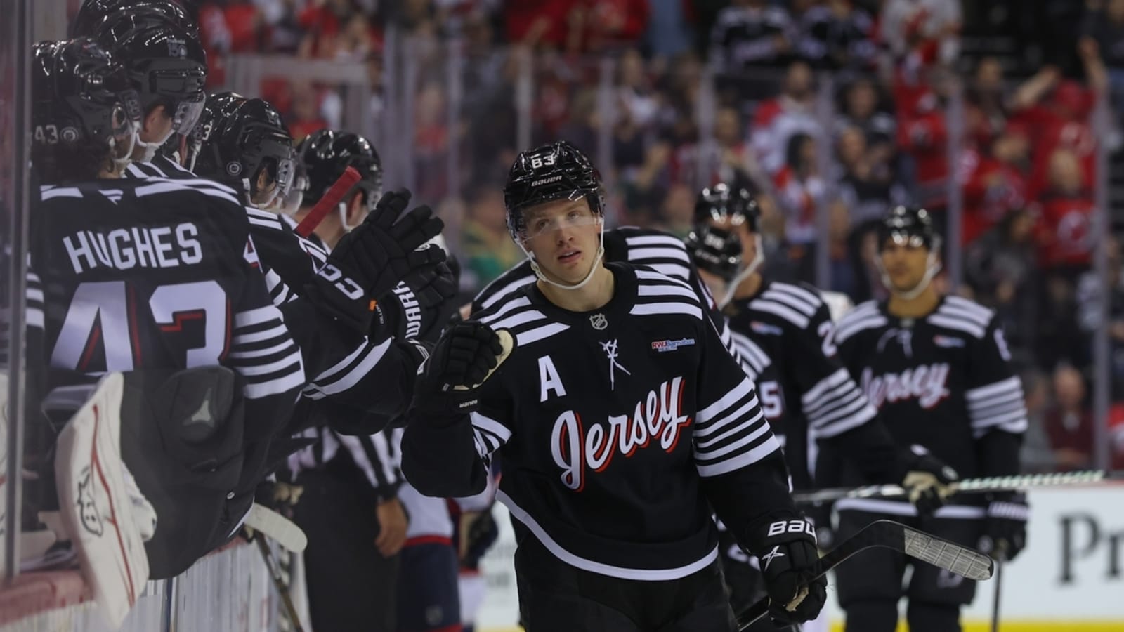 Jesper Bratt, Luke Hughes lead Devils past Blue Jackets