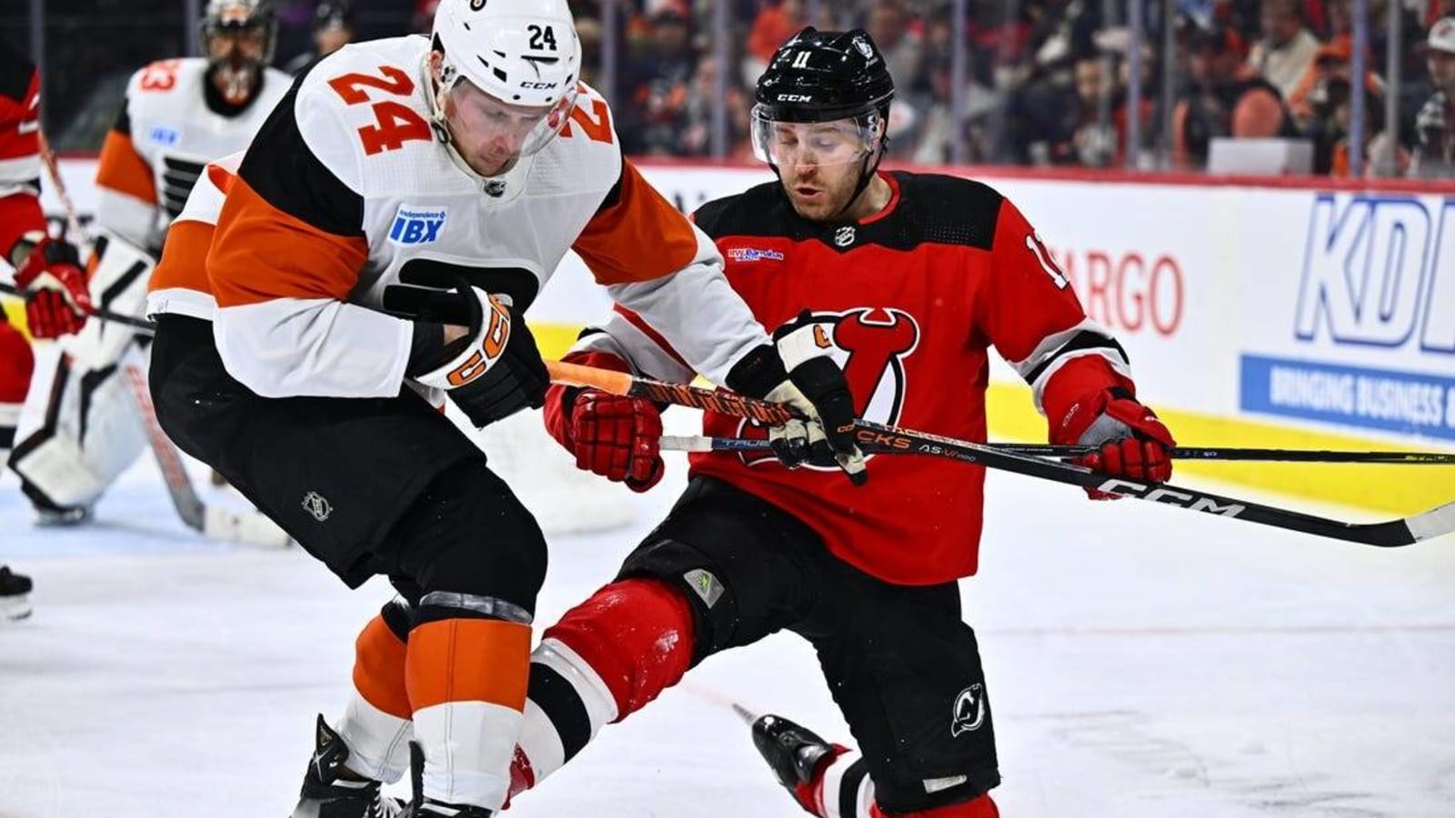 Flyers keep playoff push alive with win over Devils