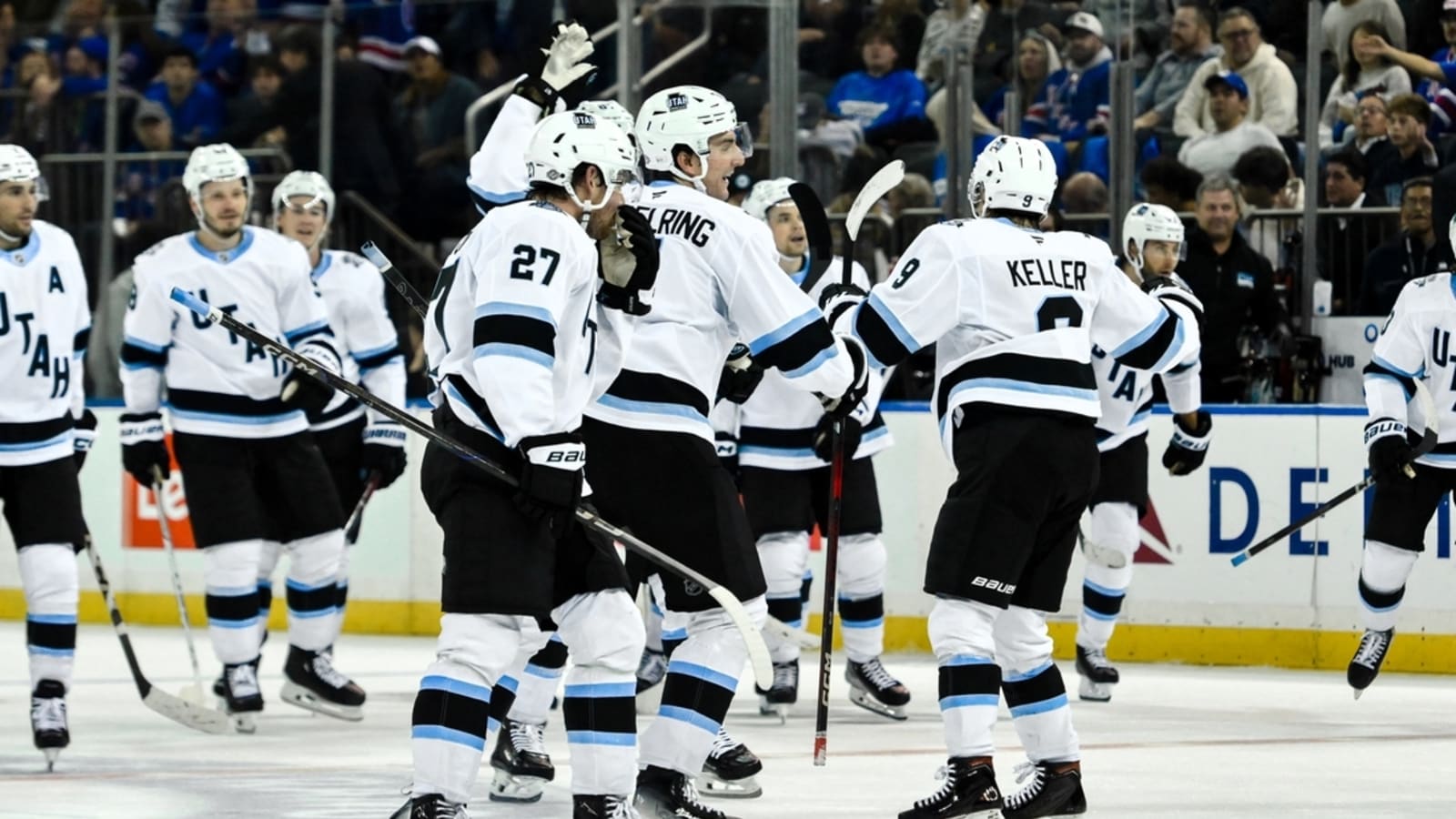 Clayton Keller&#39;s OT goal lifts Utah to 6-5 win over Rangers