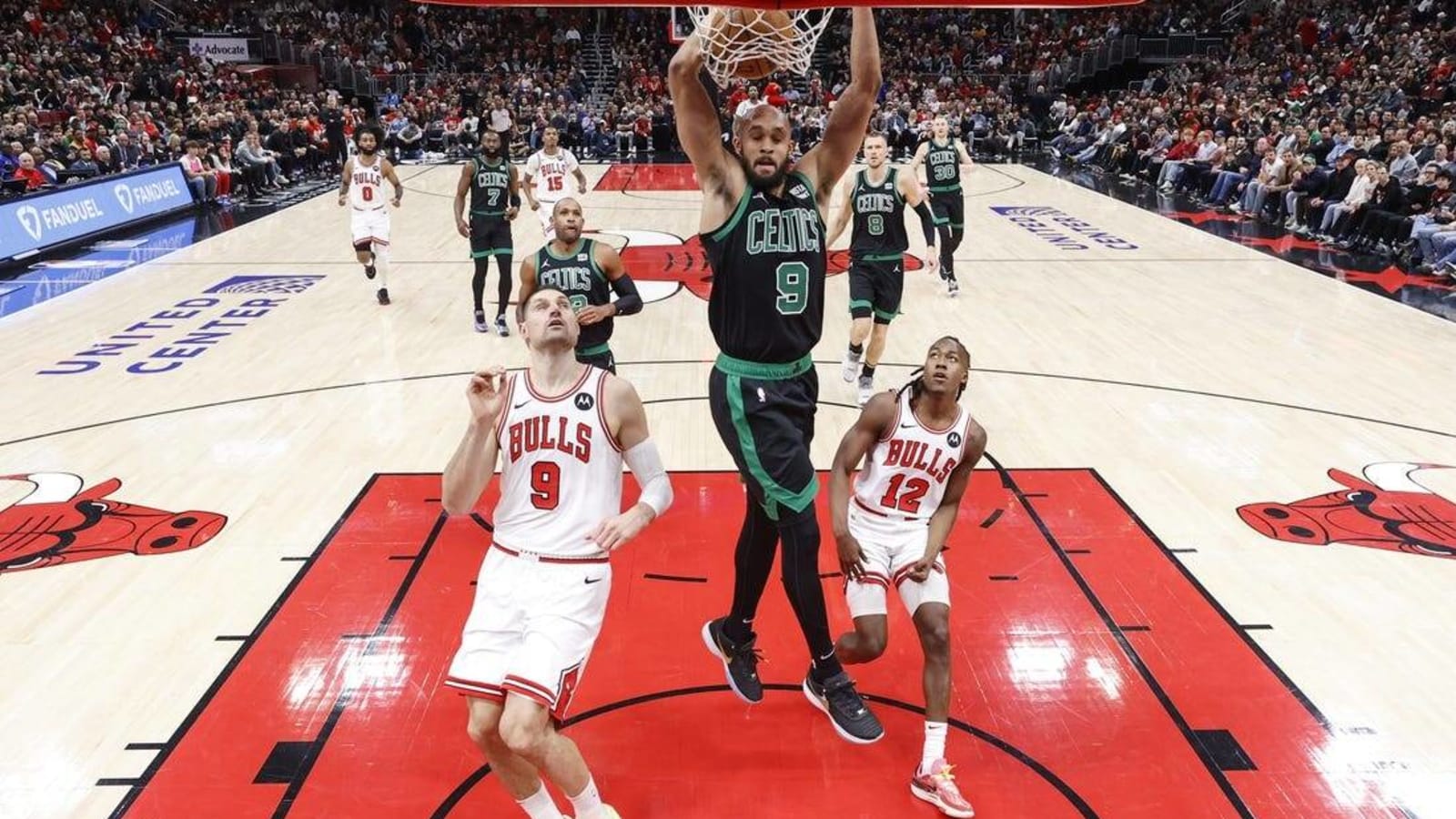 Celtics handle Bulls for seventh consecutive win