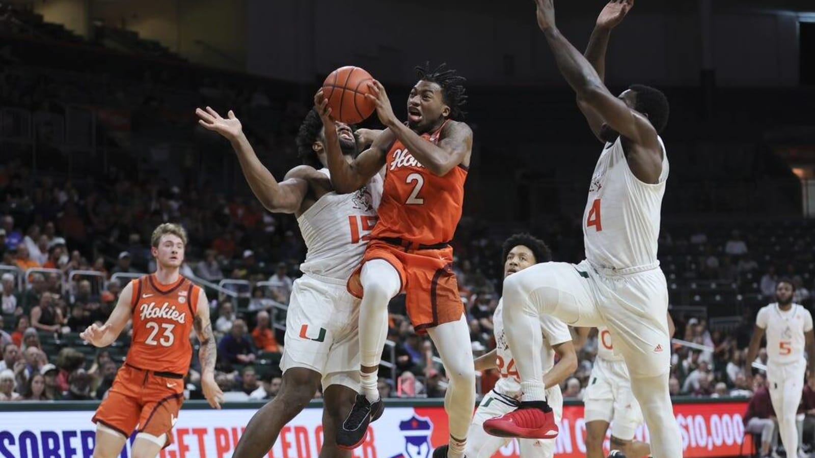 Matthew Cleveland helps Miami defeat Virginia Tech