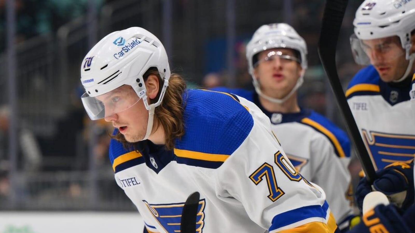 Blues&#39; Oskar Sundqvist (torn ACL) out for season