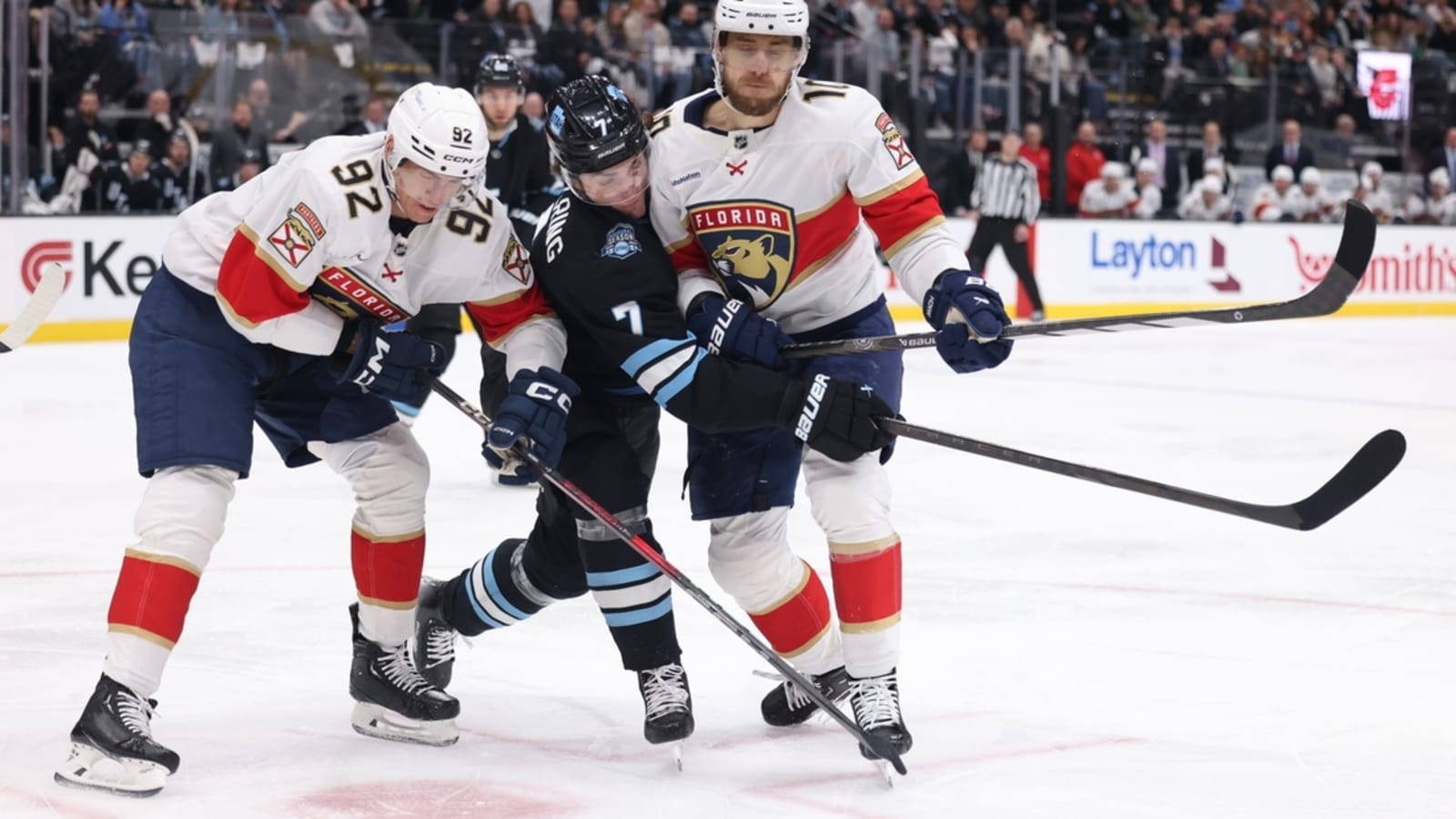 Jesper Boqvist&#39;s two-goal outing sends Panthers past Utah