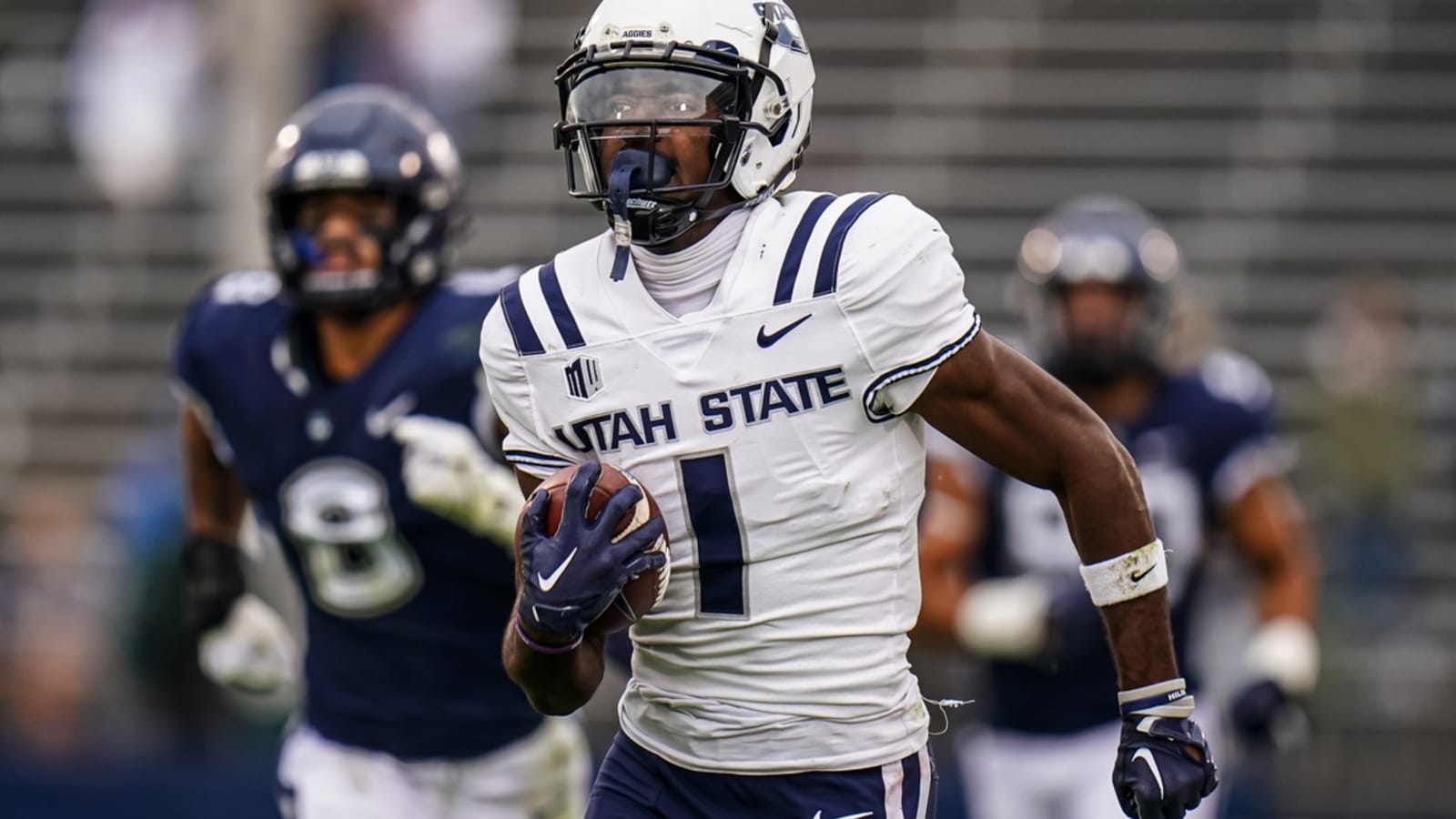 Reports: Utah State star WR Jalen Royals (foot) done for season