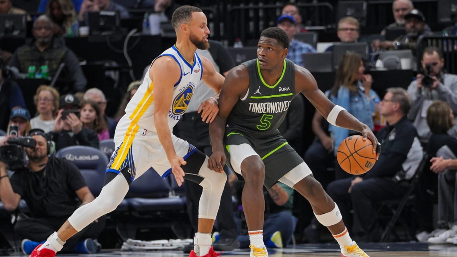 Frustrated stars face off when Warriors visit Wolves
