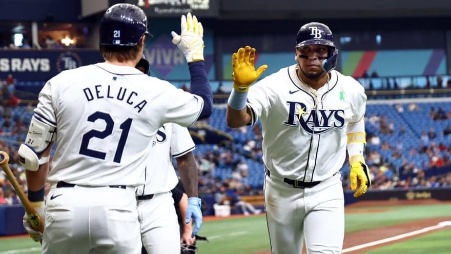 Rays tie game in 9th and 10th, defeat A&#39;s in 12th