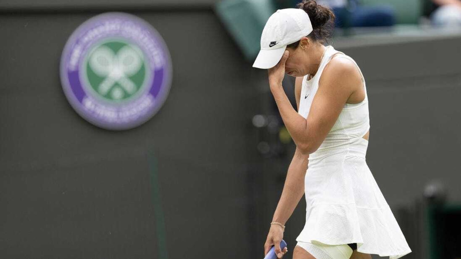 Madison Keys hurt hamstring in Wimbledon pullout match