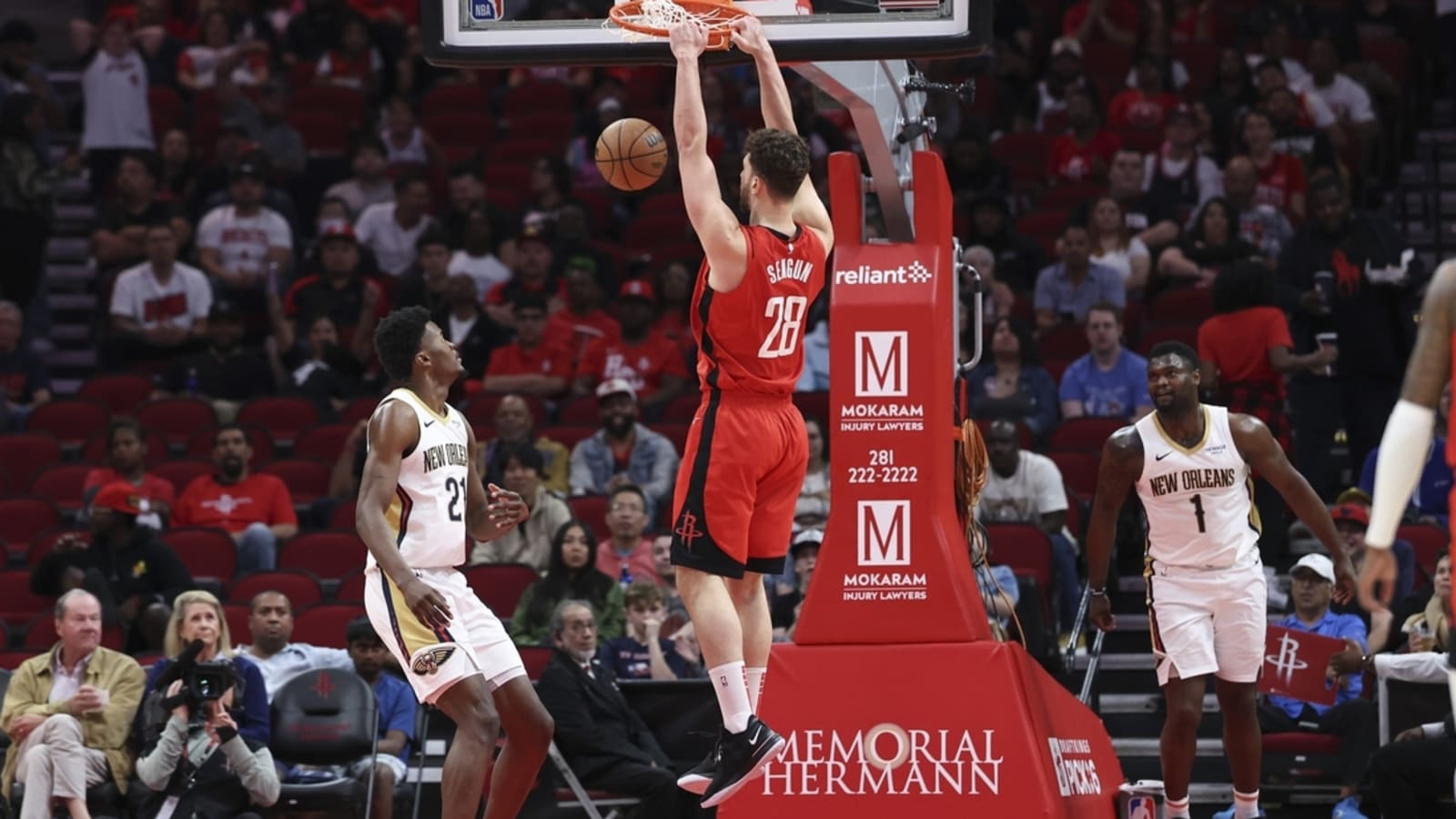 Rockets blast Pelicans with season-best 146 points