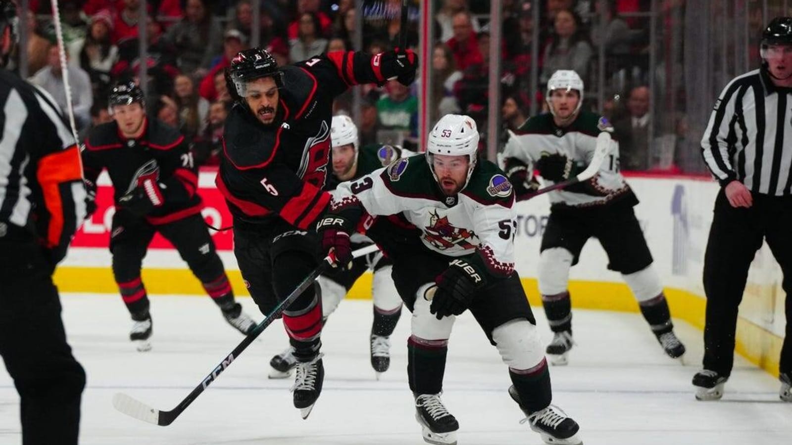 Hurricanes get pair of late goals to knock off Coyotes