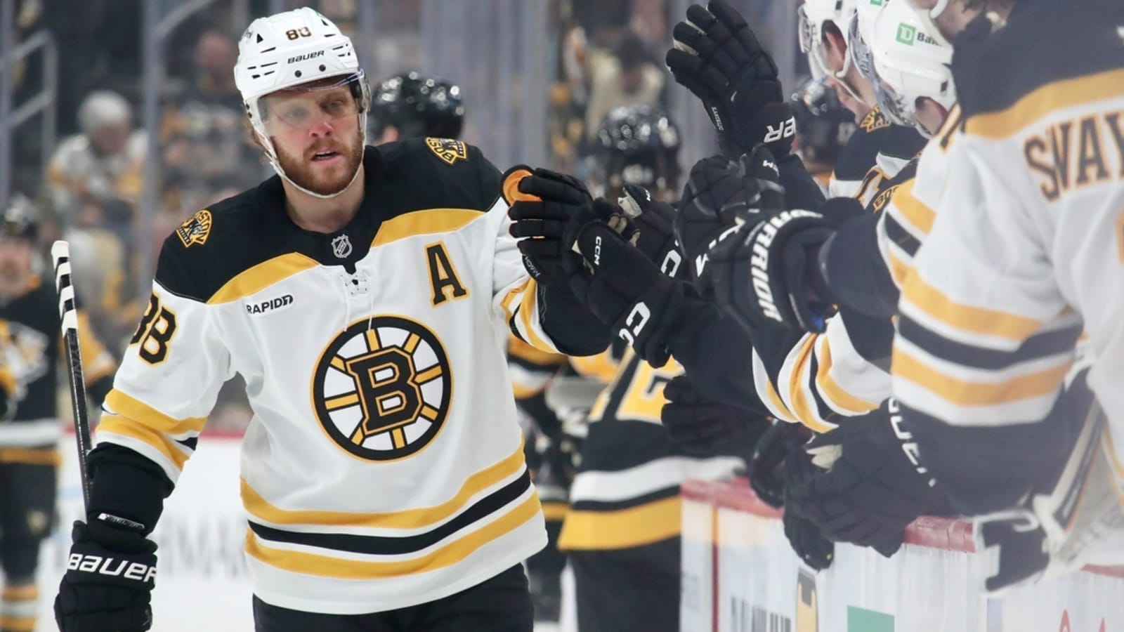 David Pastrnak helps slumping Bruins dispatch Penguins