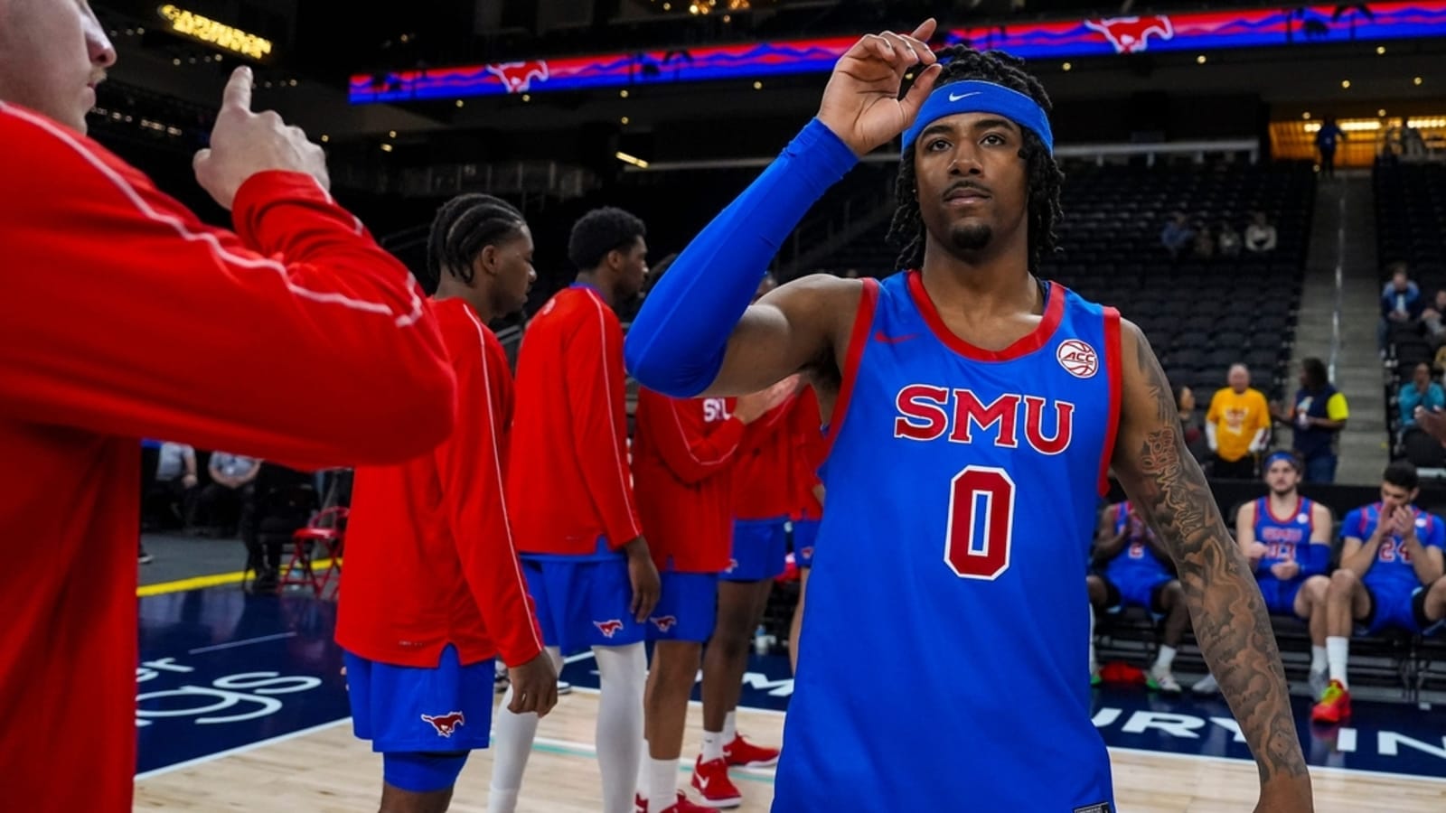 SMU uses program record 26 steals to shut down Arkansas State