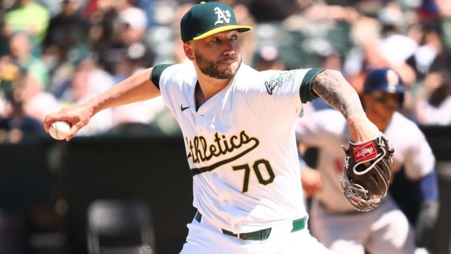 Athletics place RHP Lucas Erceg (forearm) on 15-day IL