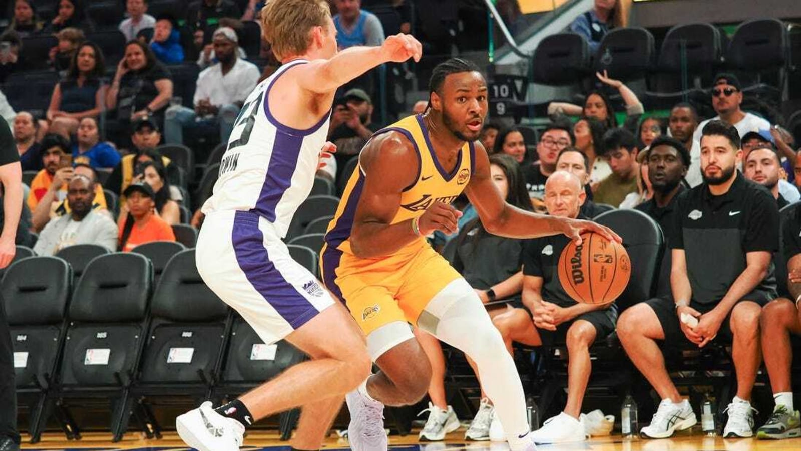Bronny James knee to miss Lakers summer league game Yardbarker