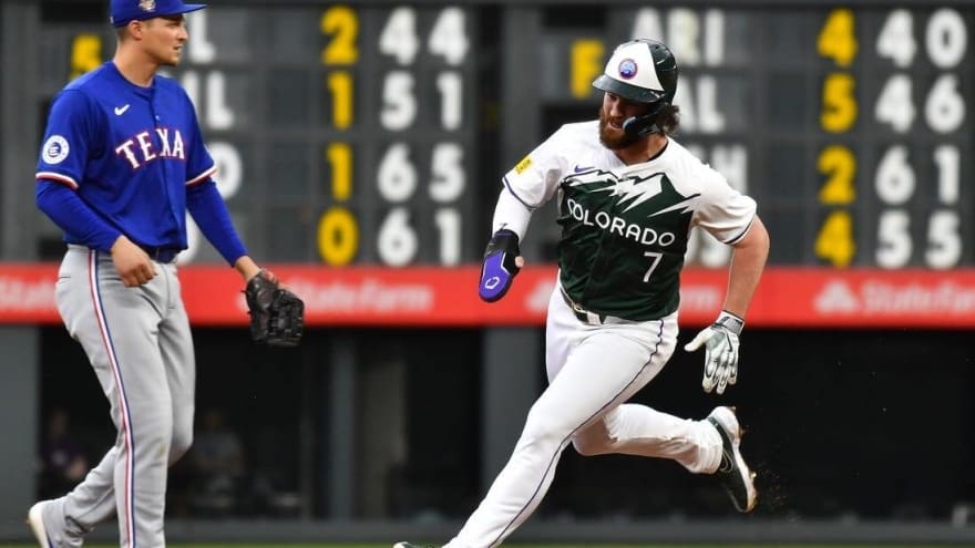 Big 7th inning vs. Rangers gives Rockies third straight win