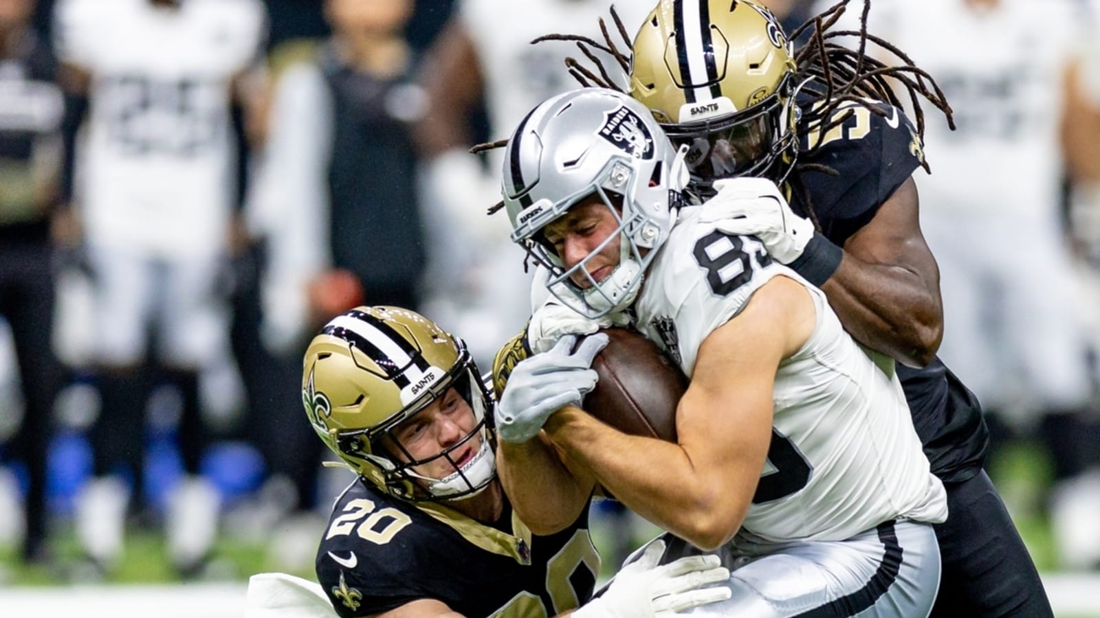 Raiders&#39; Brock Bowers sets record for receiving yards by rookie TE
