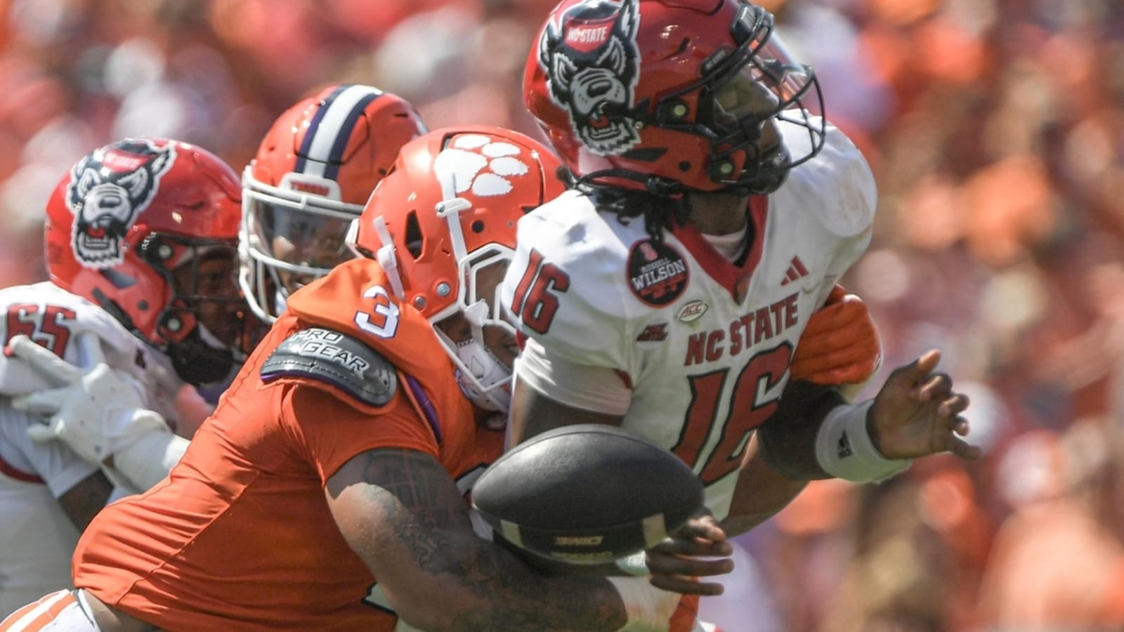 No. 21 Clemson scores early, often in rout of NC State