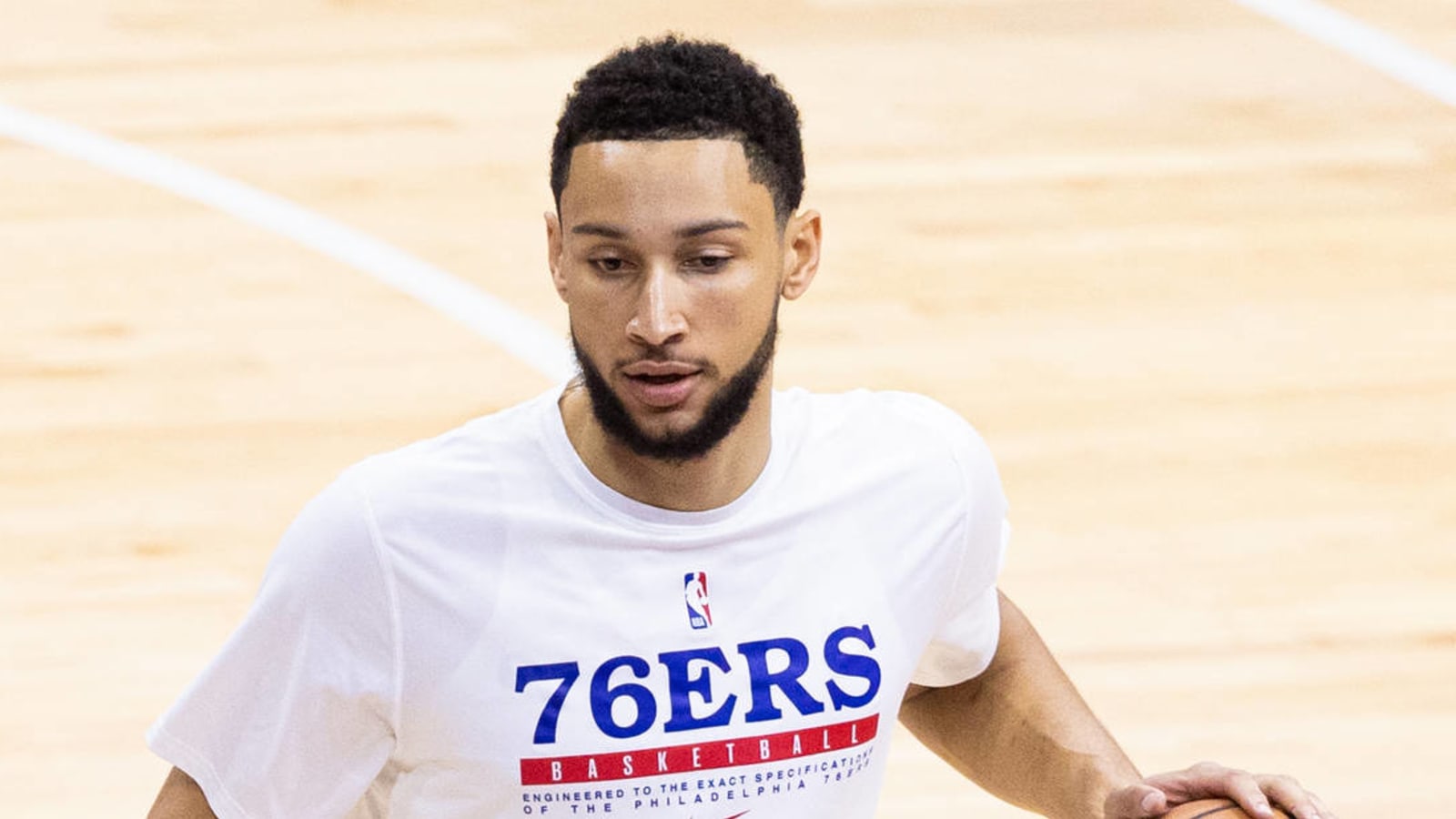 Watch: Ben Simmons working on 3-point shot with Rajon Rondo