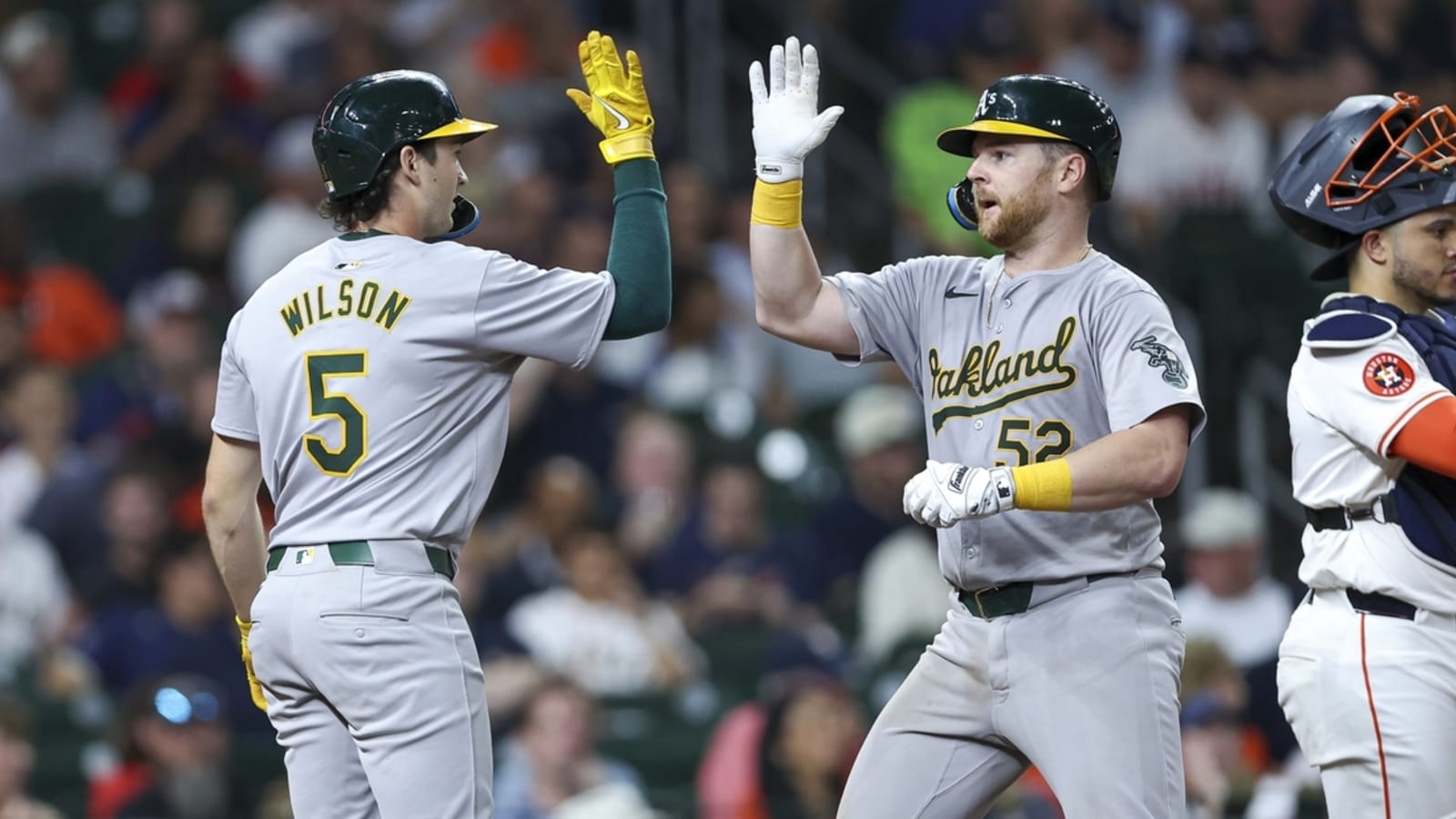 Kyle McCann delivers clutch homer as Athletics top Astros