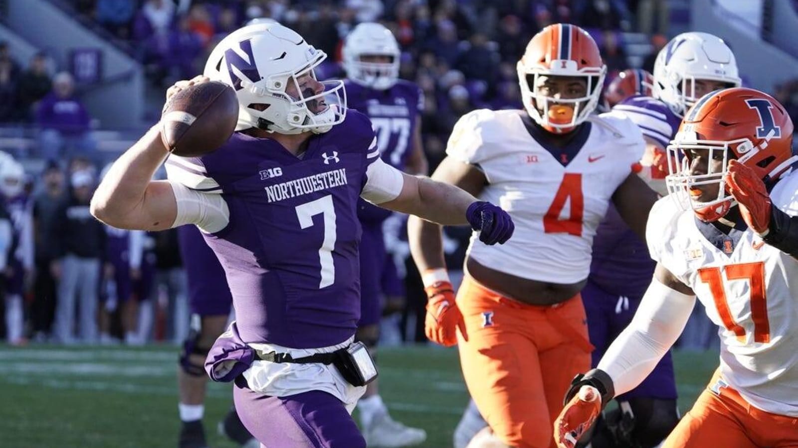 Sydney Brown notches two defensive TDs as Illinois whips Northwestern