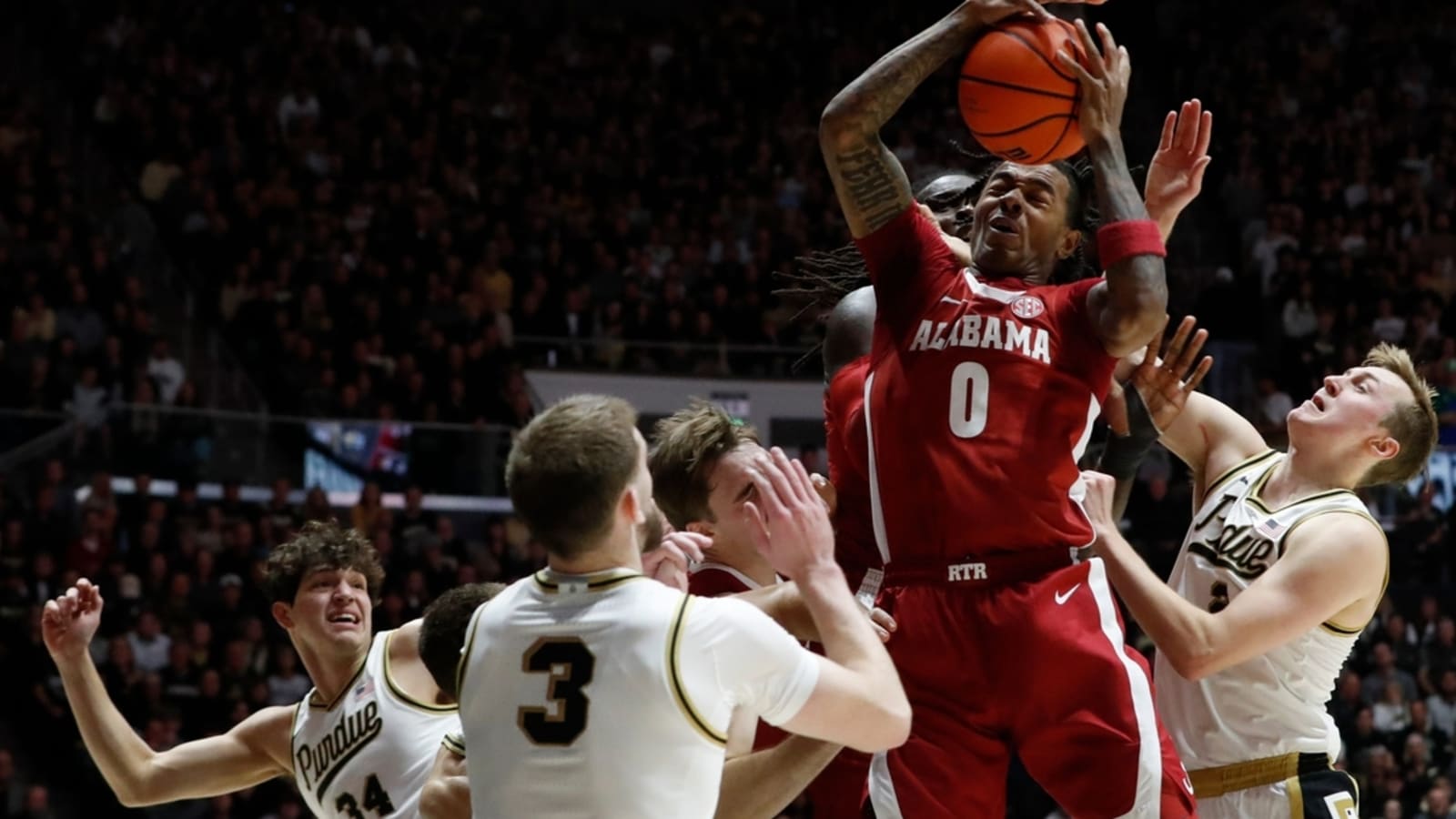 Trey Kaufman-Renn carries No. 13 Purdue past No. 2 Alabama