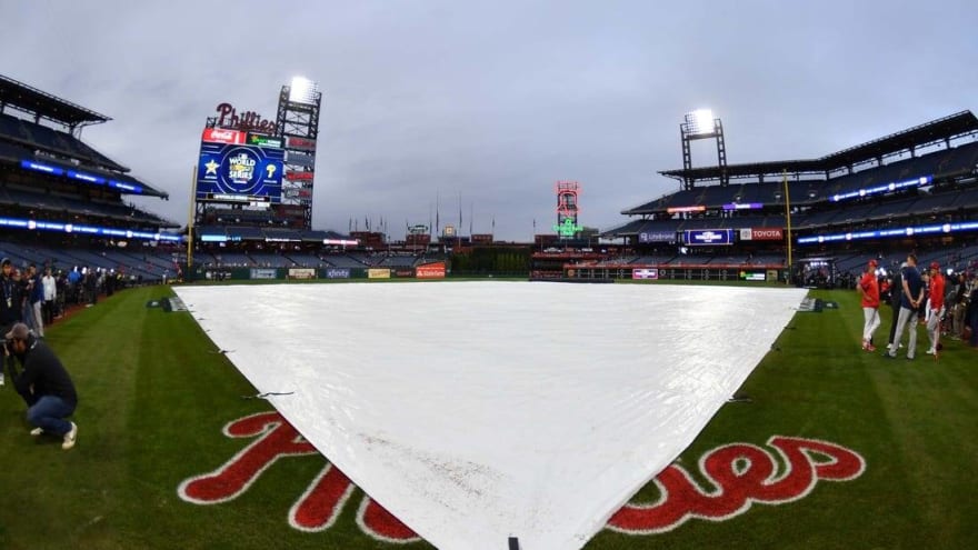 Rain pushes Braves-Phillies season opener to Friday