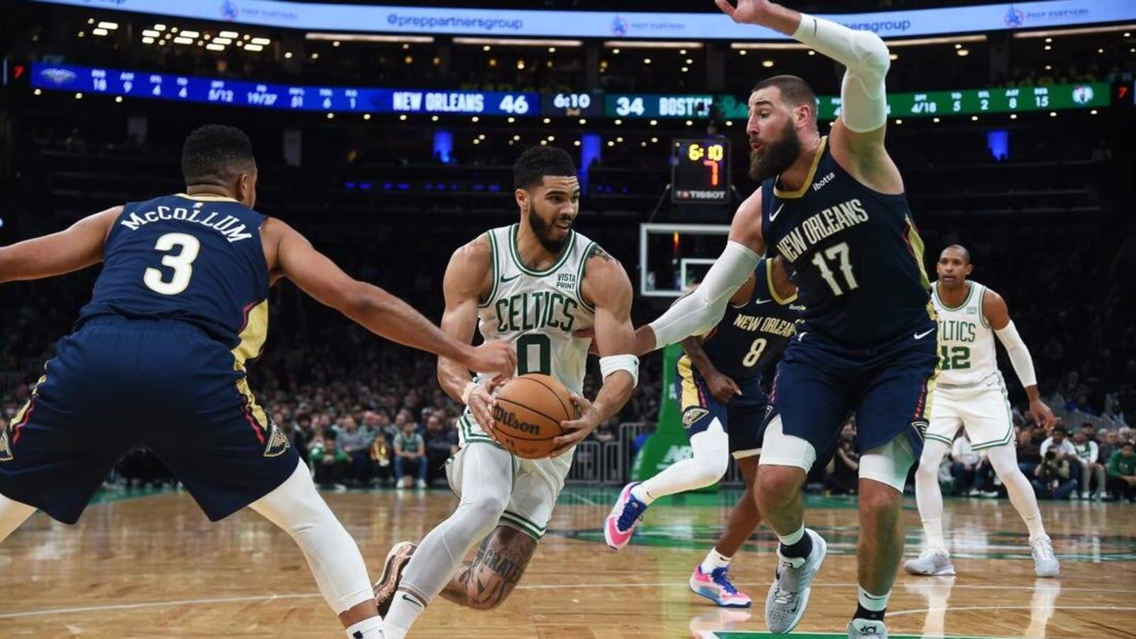 Celtics overtake Pelicans in fourth quarter