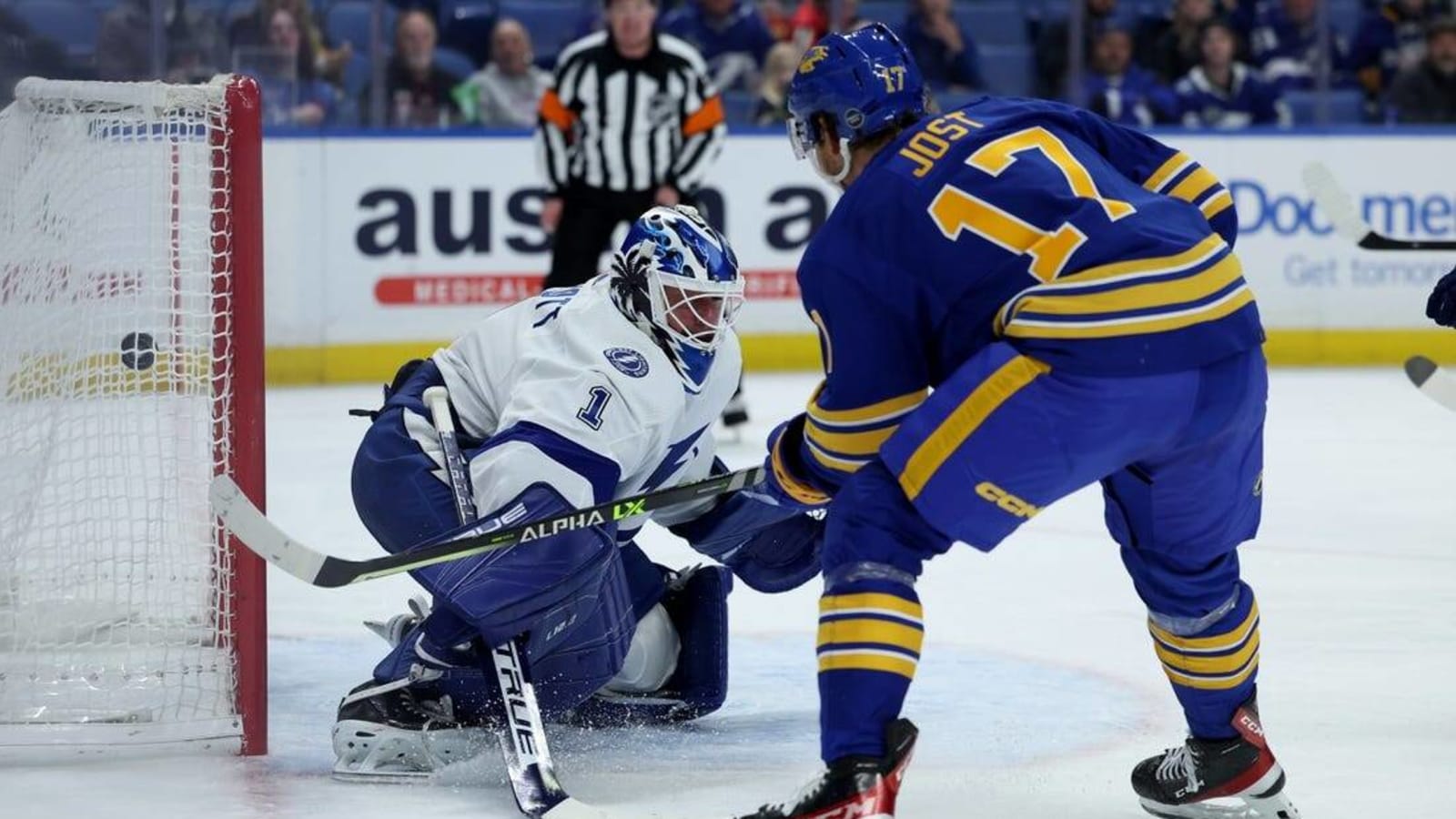 Lightning head to Buffalo after tough times at home