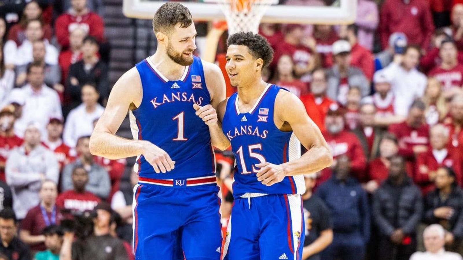 Kansas&#39; Kevin McCullar Jr., Hunter Dickinson out of Big 12 tourney