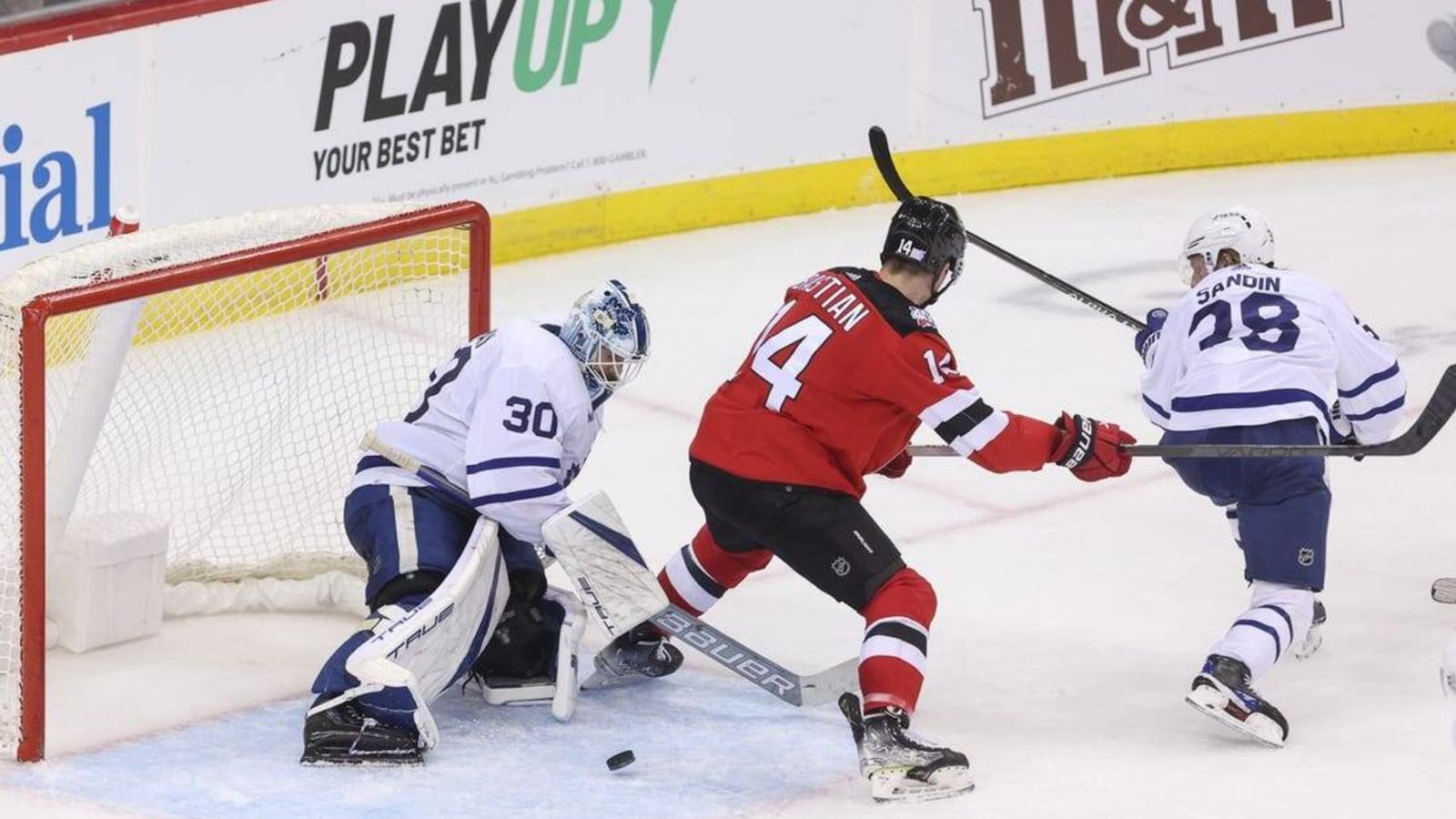 NHL roundup: Leafs halt Devils&#39; winning streak at 13 games