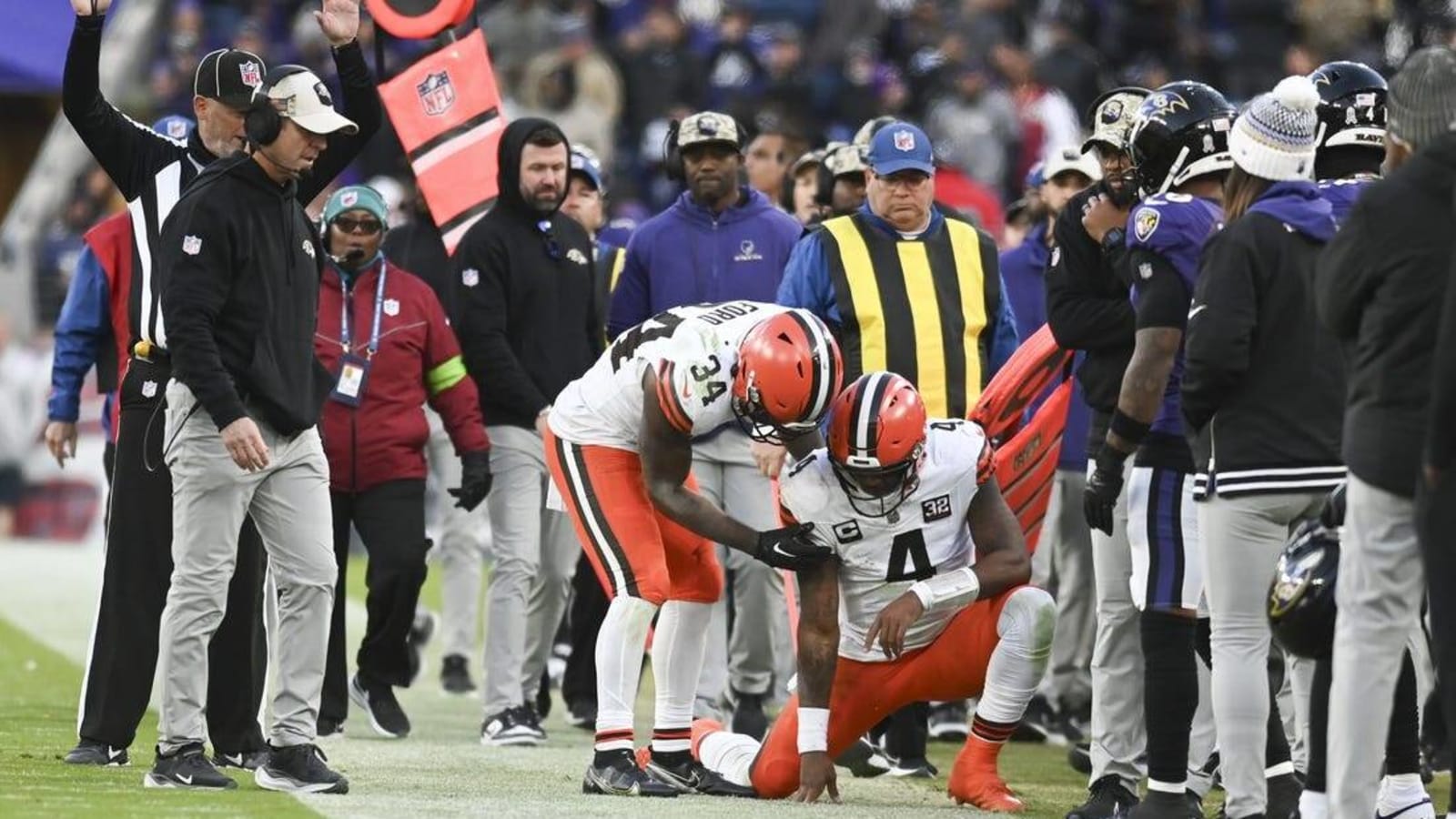 Browns&#39; playoff odds plummet without Deshaun Watson