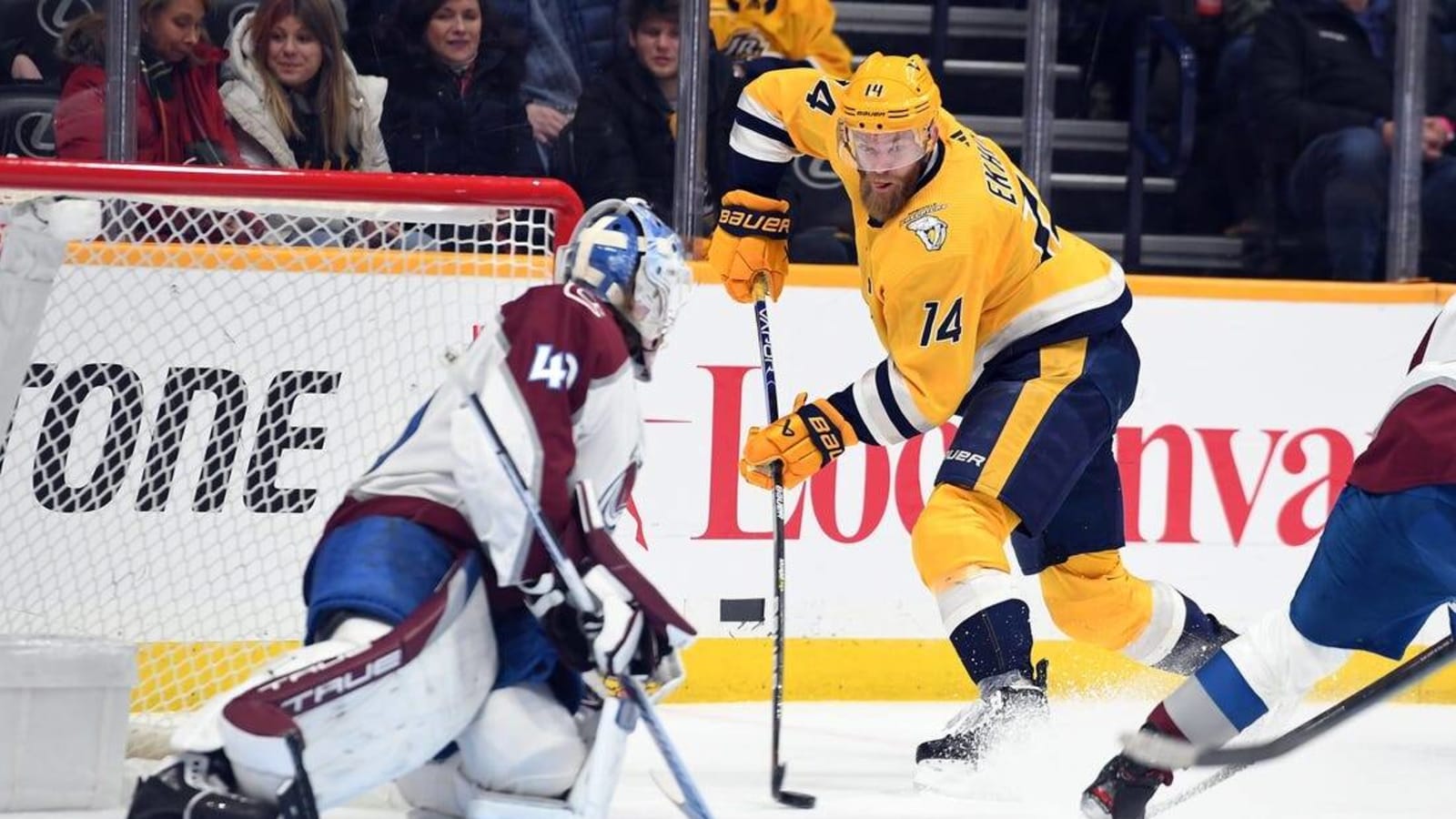 Overtime goal caps Avalanche&#39;s comeback against Predators