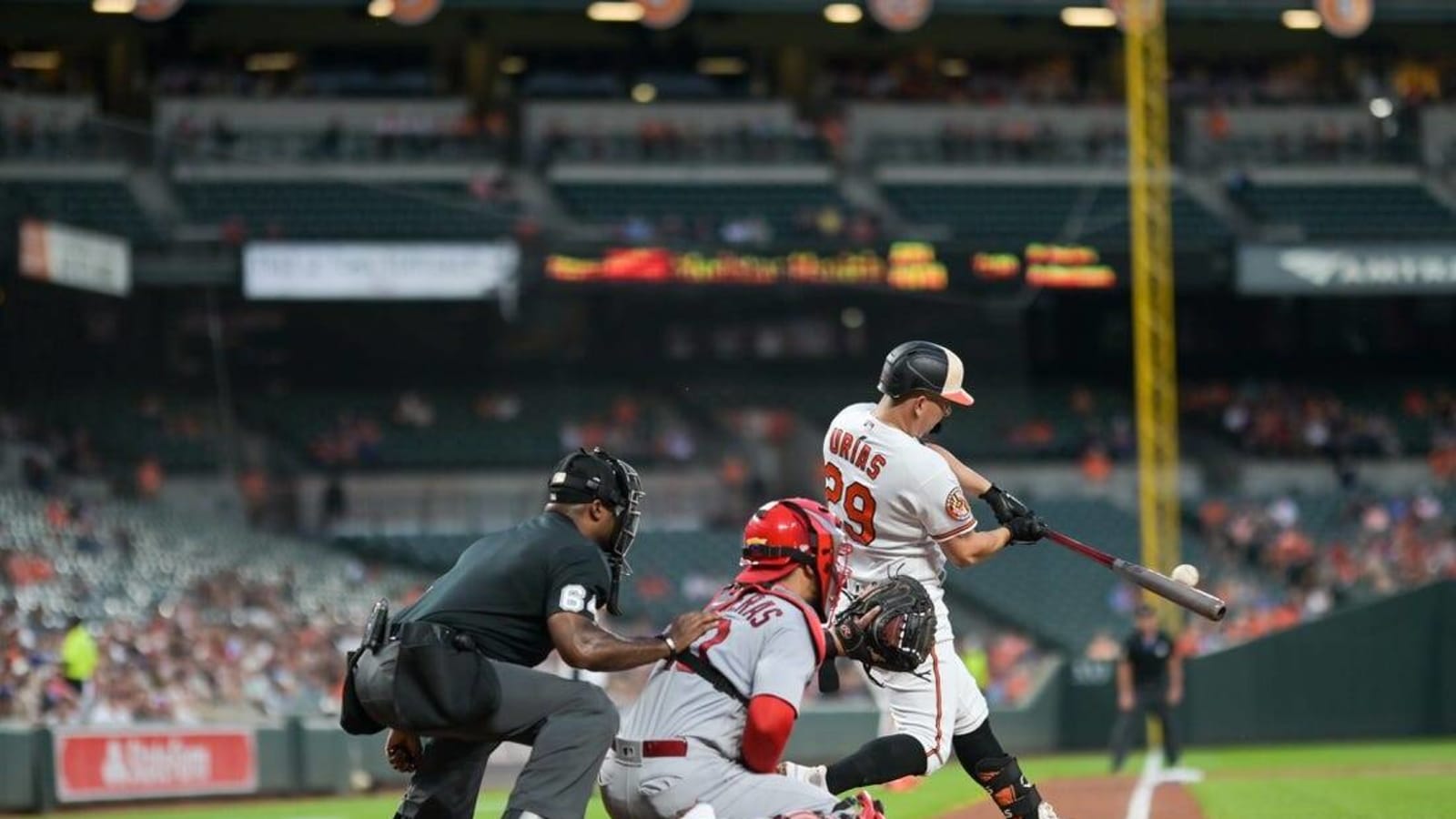 Grand slam by Cedric Mullins helps O&#39;s rally to beat Cards