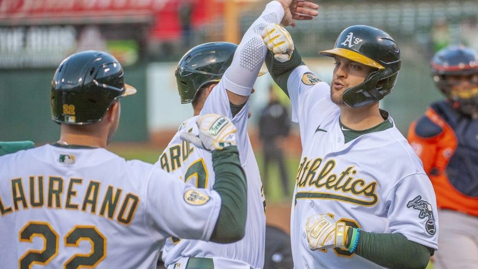 Chad Pinder&#39;s grand slam propels A&#39;s past Astros