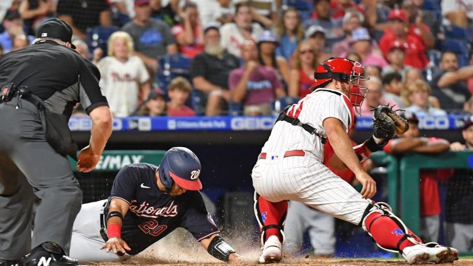 Nationals edge Phillies, snap six-game slide