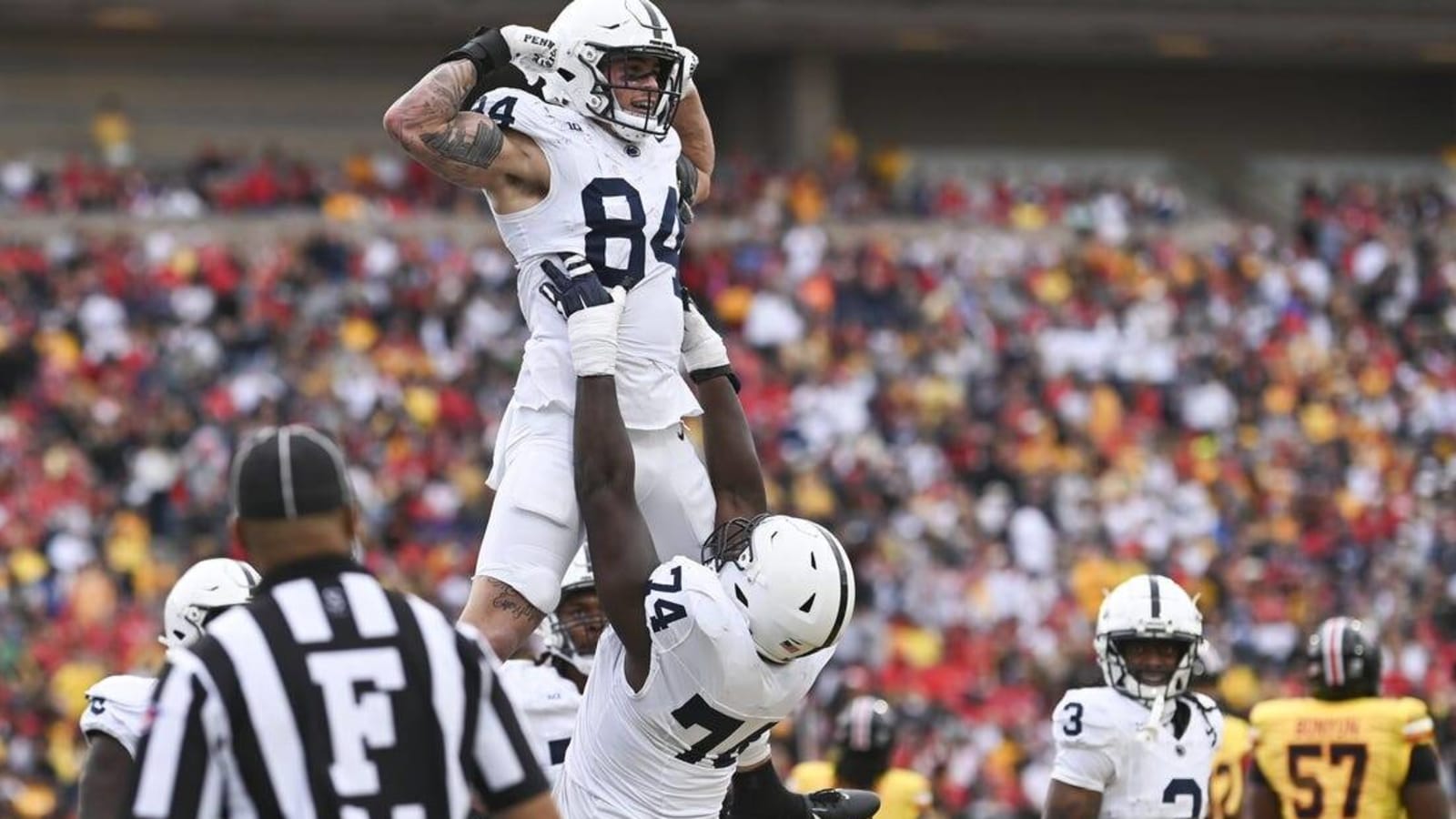 Penn State TE Theo Johnson to enter draft, won&#39;t skip Peach Bowl