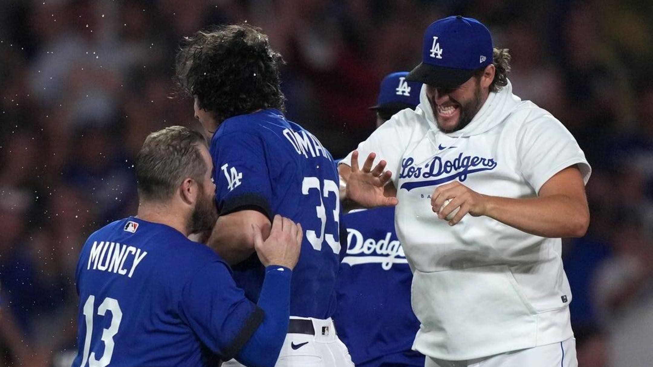 The Los Angeles Dodgers Baseball team welcomed back Chris Taylor
