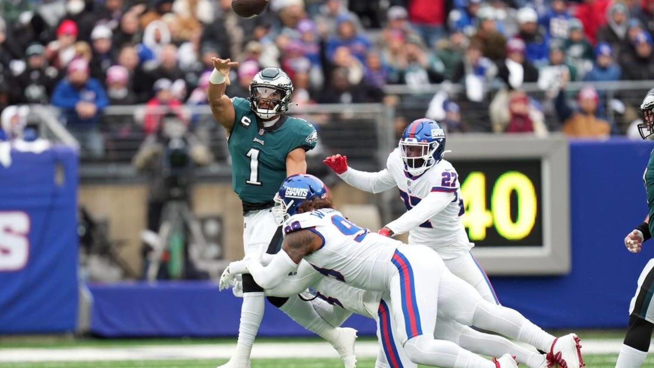 Philadelphia Eagles bate New York Giants e garante vaga nos