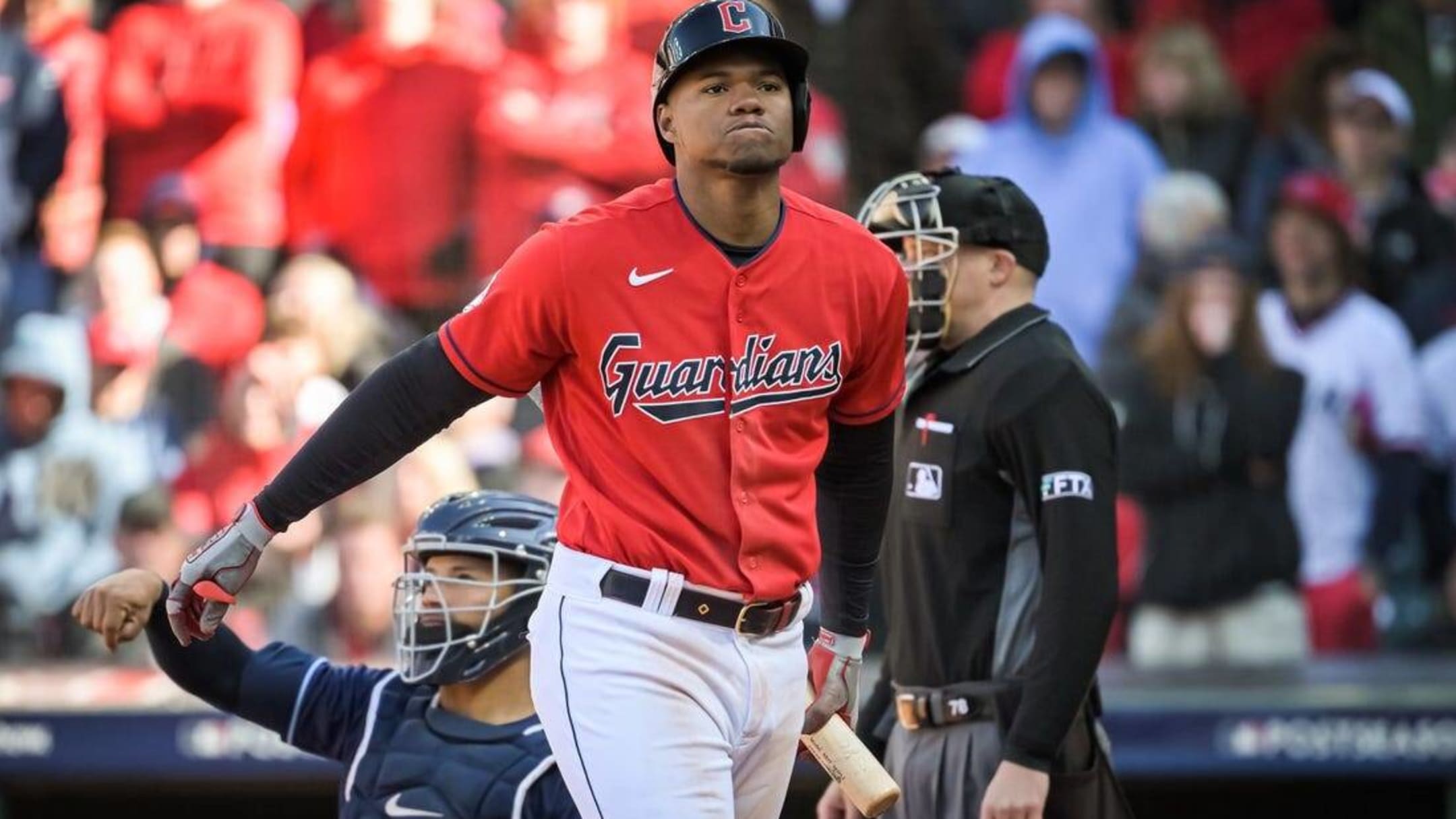 Guardians walk off Rays, win AL Wild Card series on Oscar Gonzalez