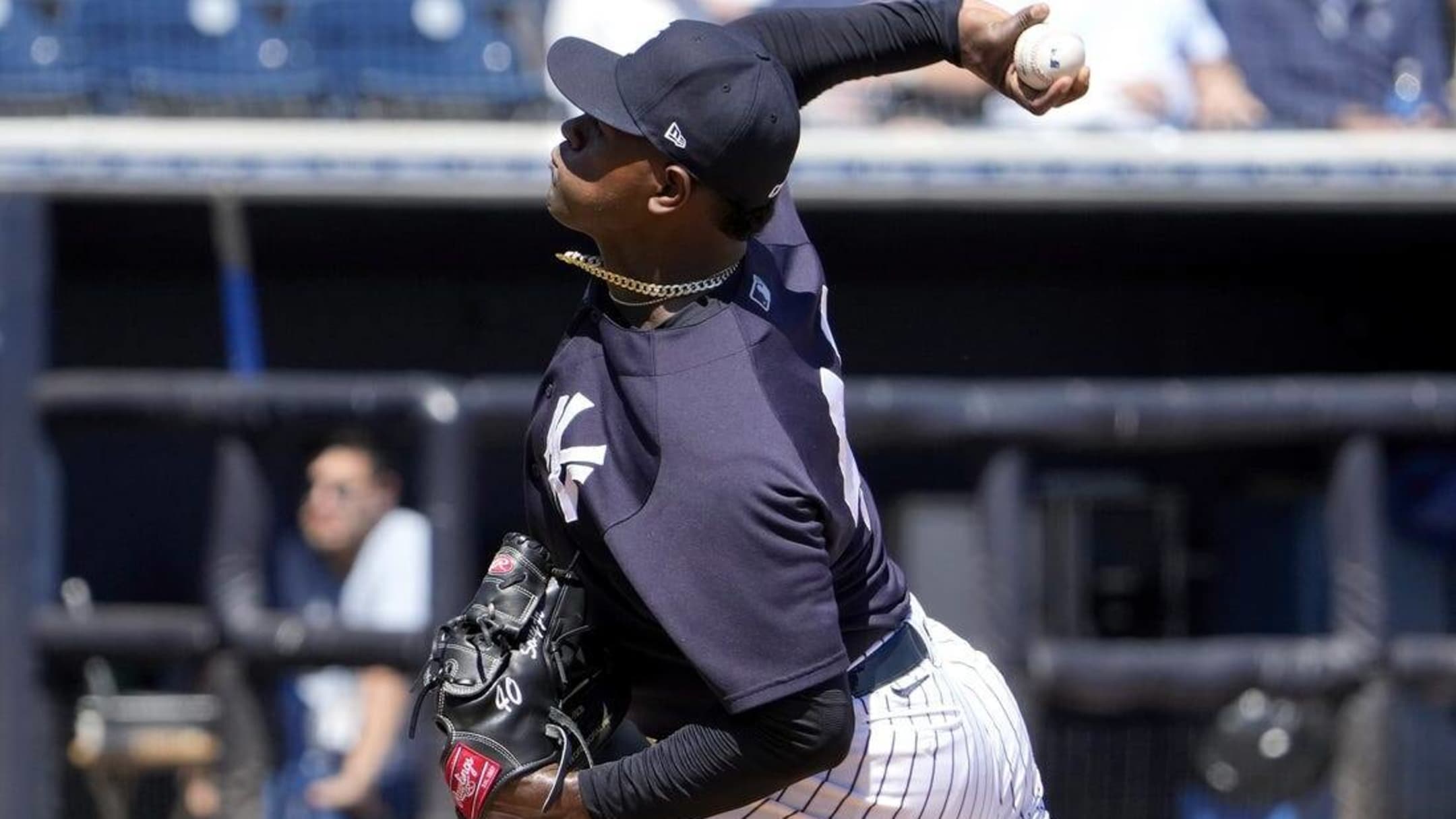 In his first spring training outing since 2018, Yankees' Luis