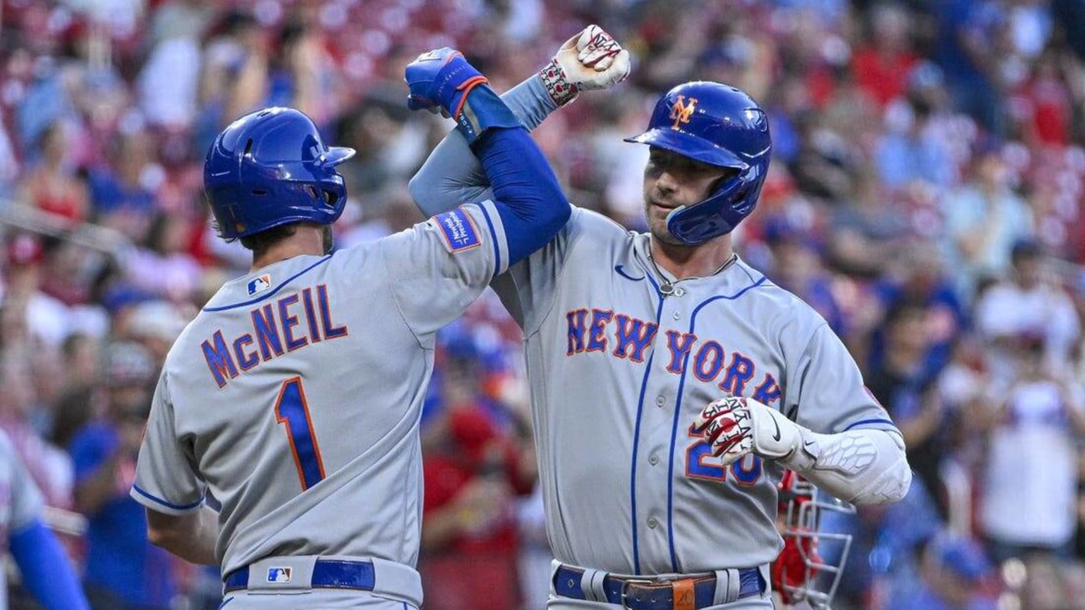 Mets' Pete Alonso goes yard twice in shutout out Jays