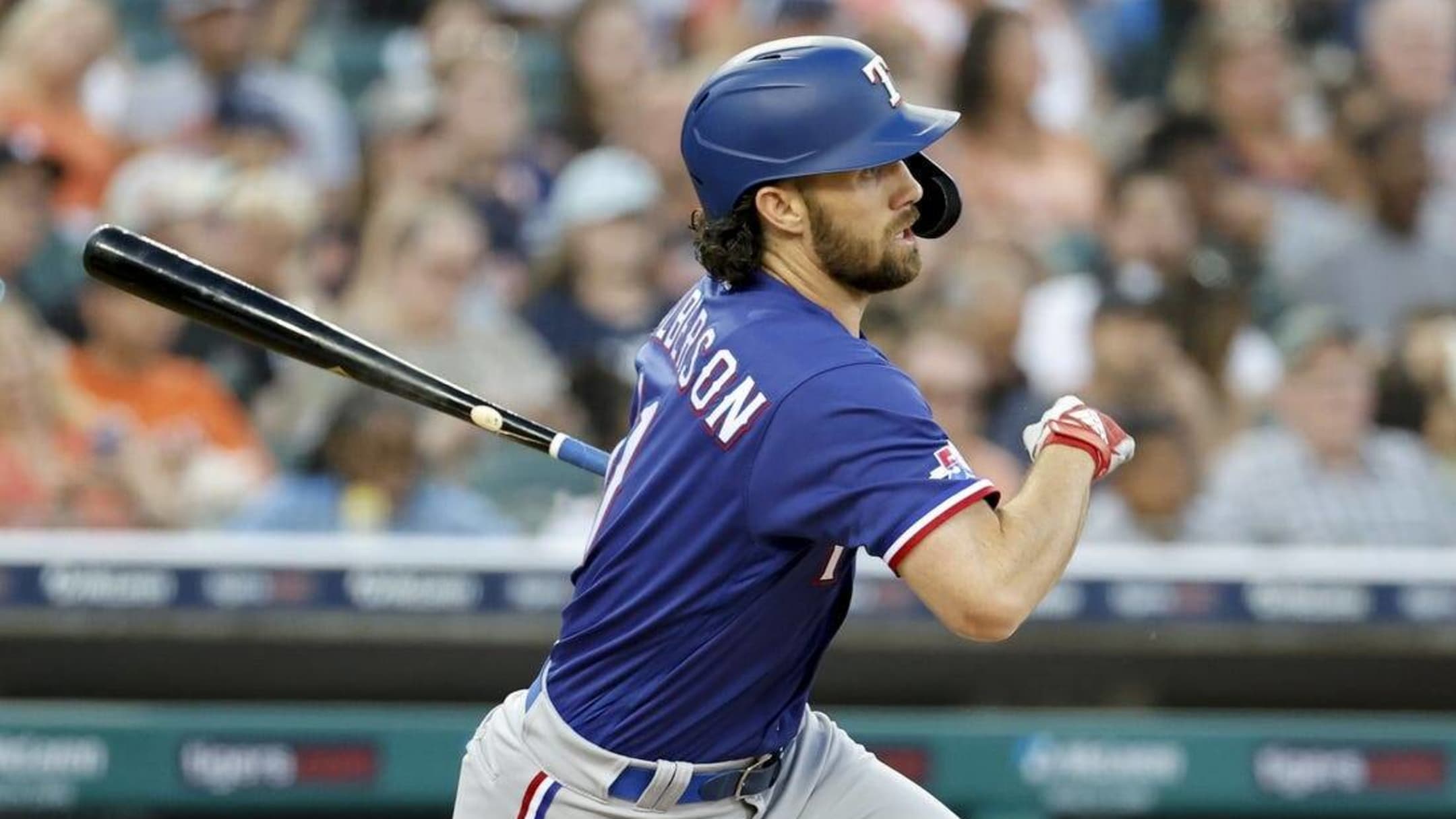 Charlie Culberson Game-Used Powder Blue Jersey With 50th