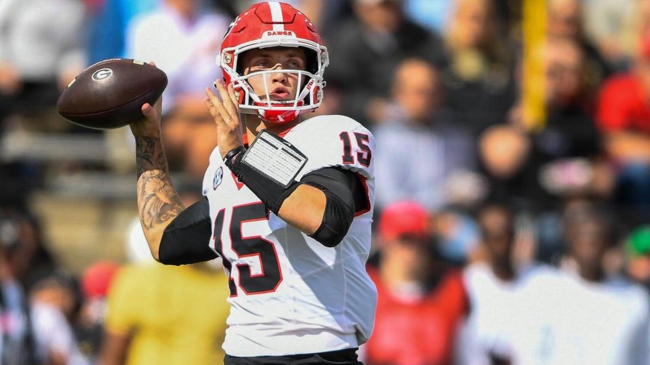 Rays' Price warms up for football in Vandy uniform