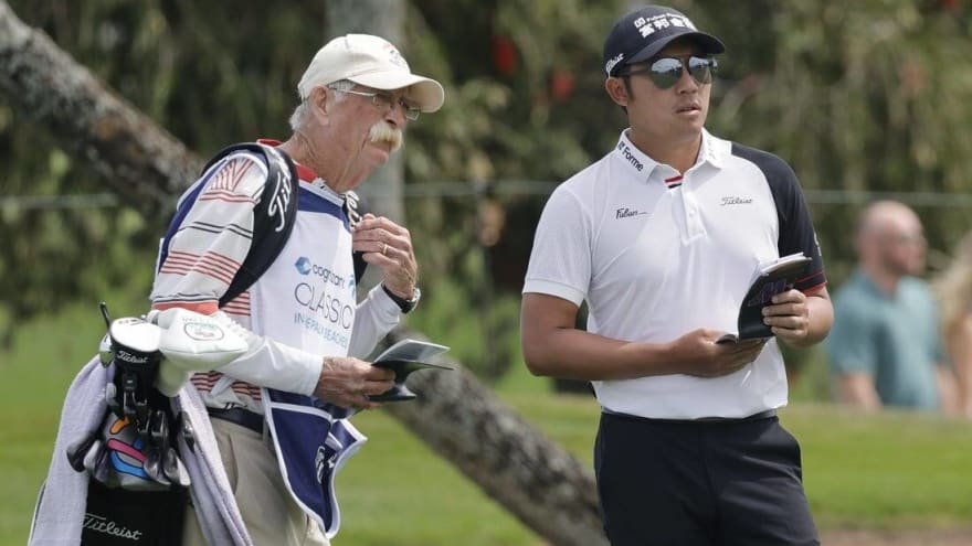 Four caddies -- including one fan -- aid C.T. Pan on Sunday