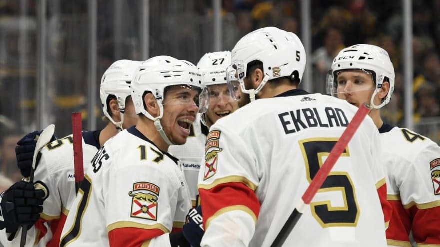 Panthers rally past Bruins in third, grab 3-1 series lead