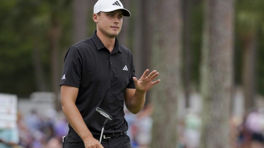 Ludvig Aberg says &#39;knee&#39;s good&#39; for PGA Championship